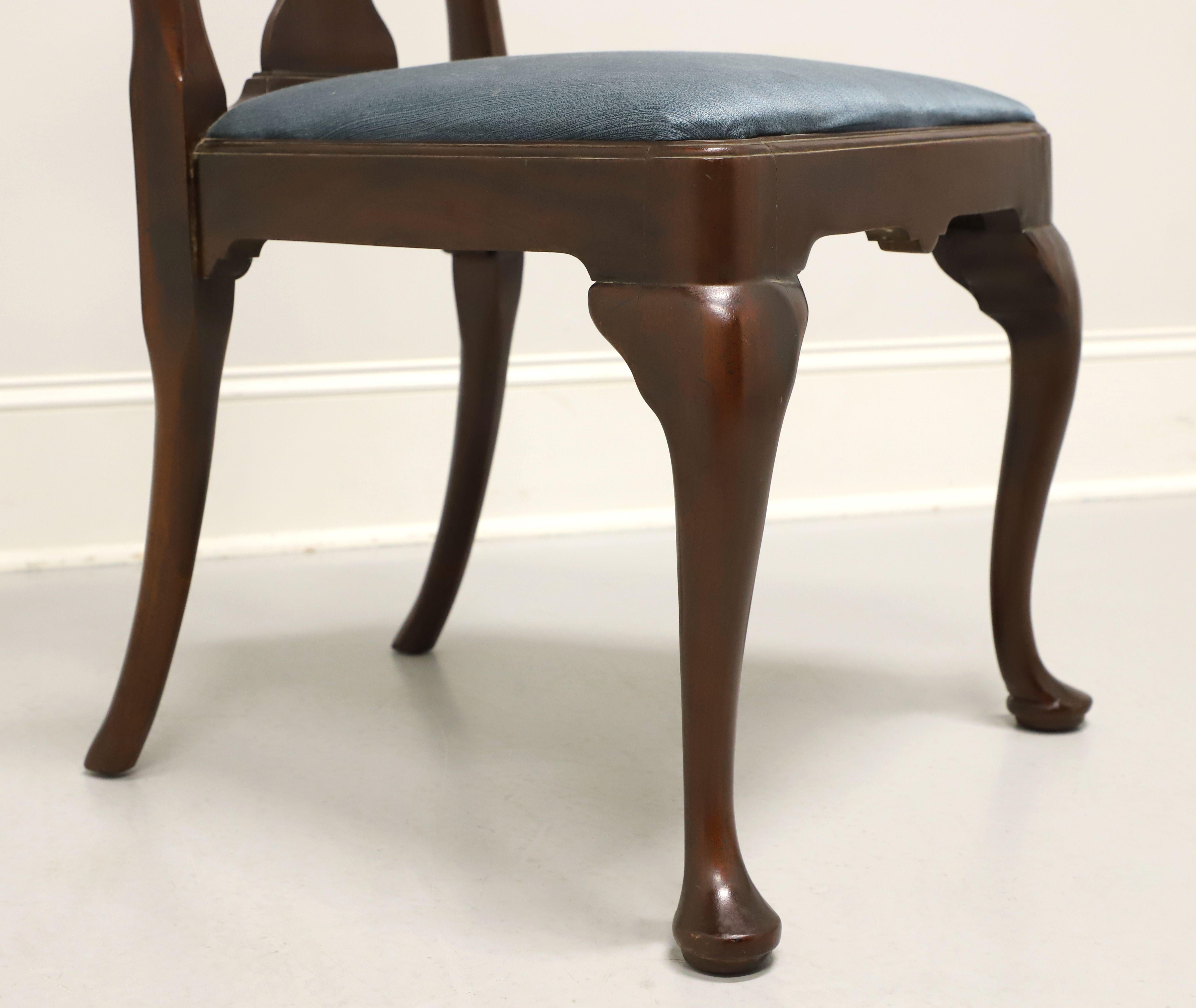 HICKORY CHAIR Solid Mahogany Queen Anne Style Dining Side Chair 1