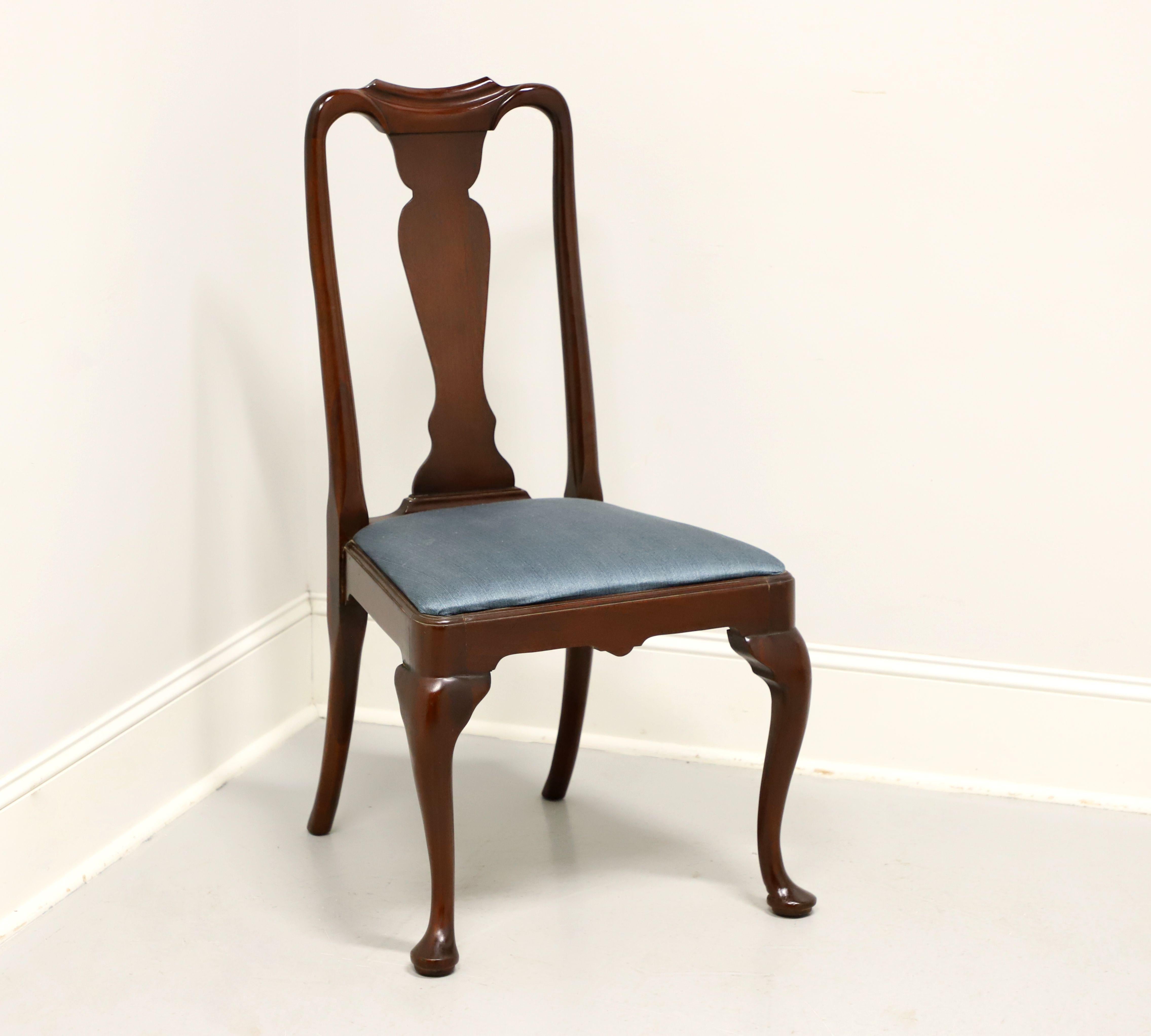 HICKORY CHAIR Solid Mahogany Queen Anne Style Dining Side Chair 3