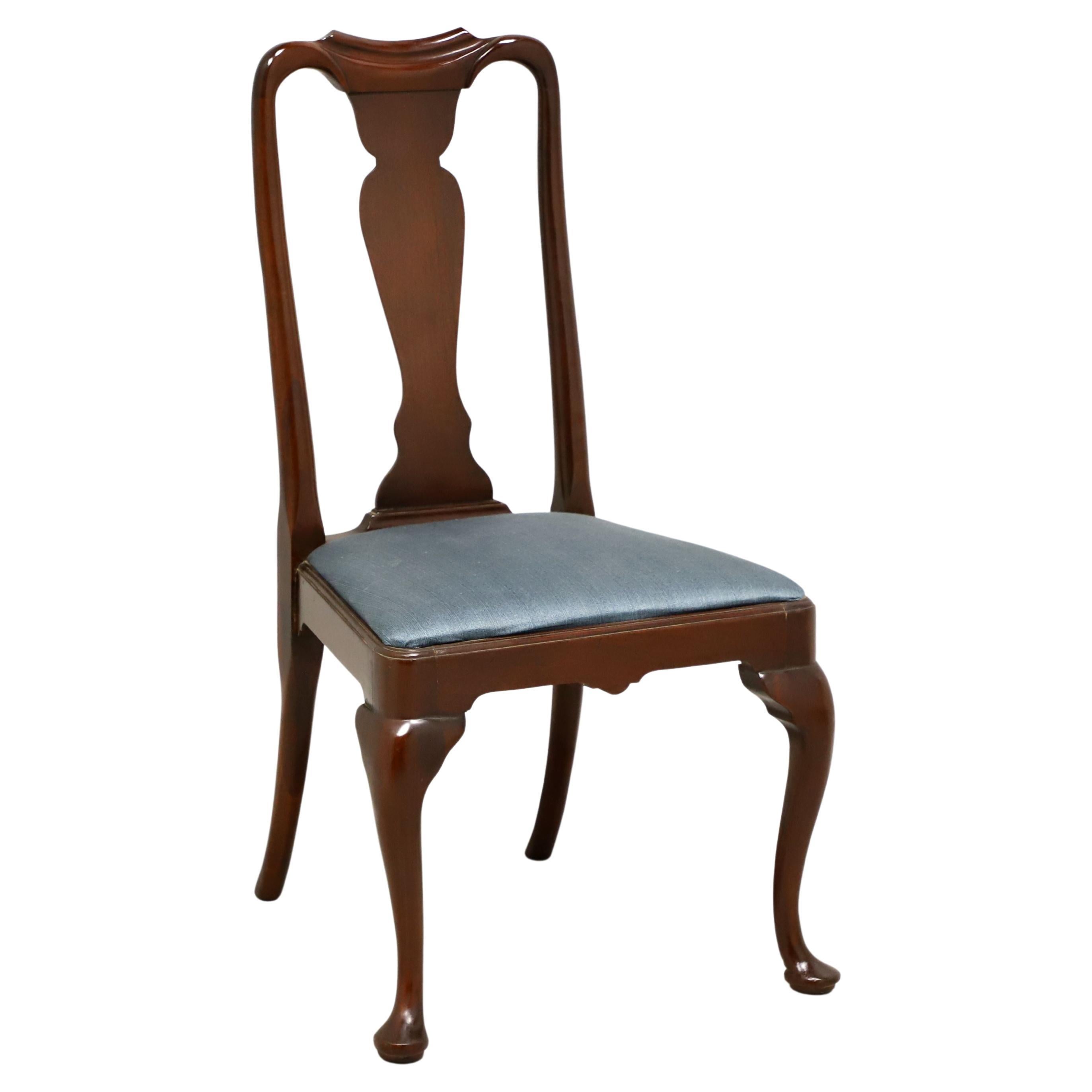HICKORY CHAIR Solid Mahogany Queen Anne Style Dining Side Chair