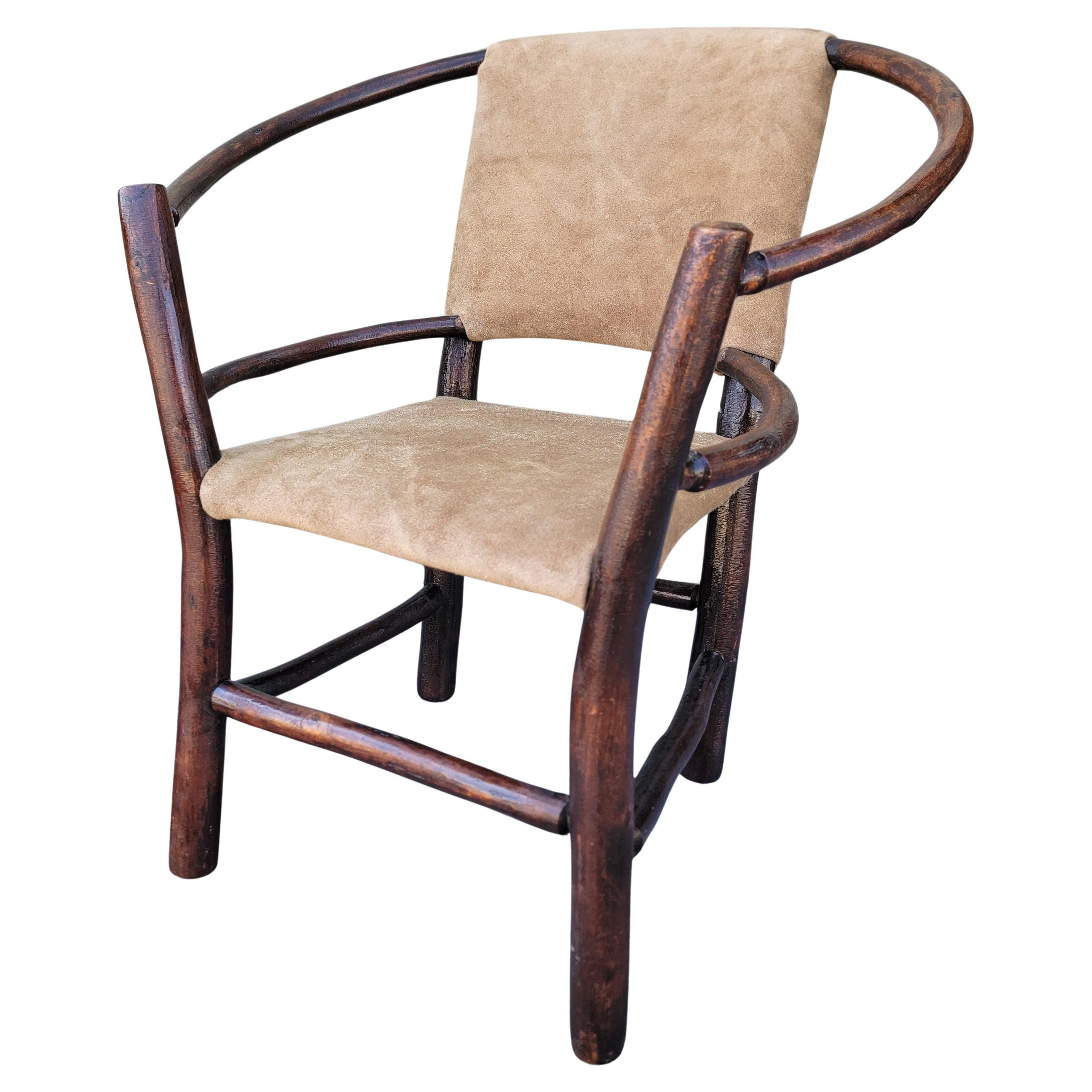 Americano Set per bambini Hickory con sedili in pelle -3 pezzi. in vendita