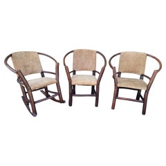 Set per bambini Hickory con sedili in pelle -3 pezzi.