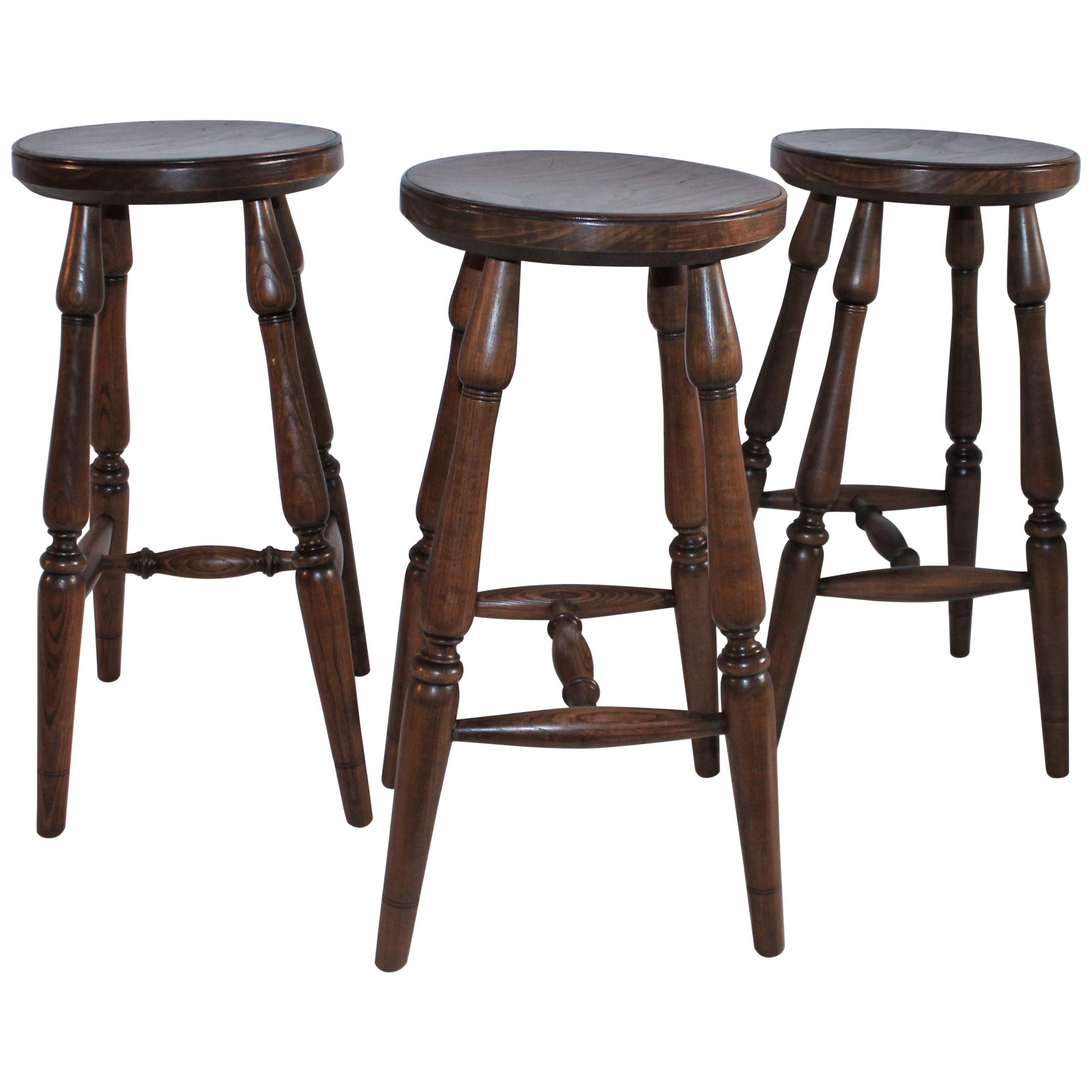 Hickory Furniture Company Bar Stools, 3