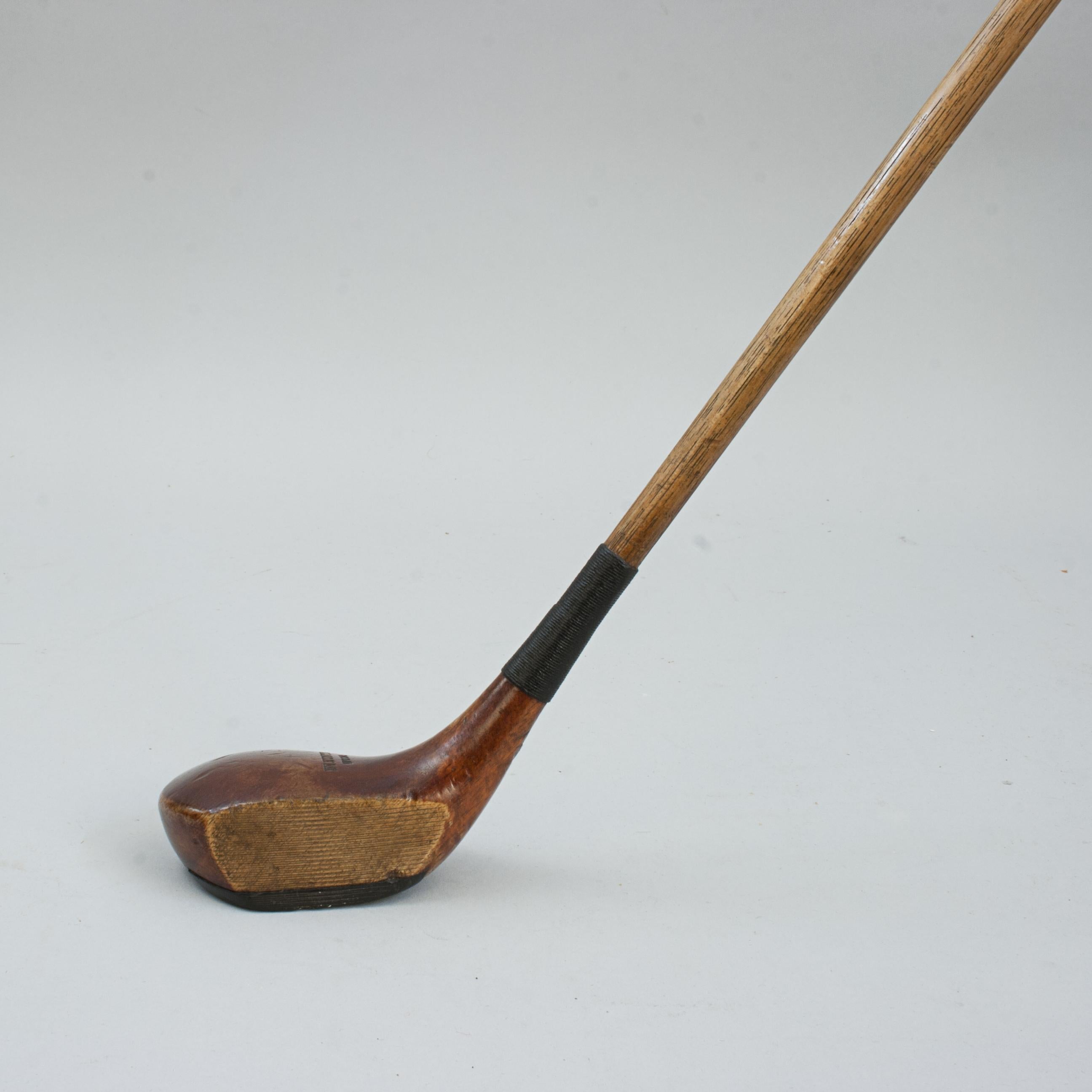 Club de golf Hickory, driver de H.Y. Cazador en venta 5