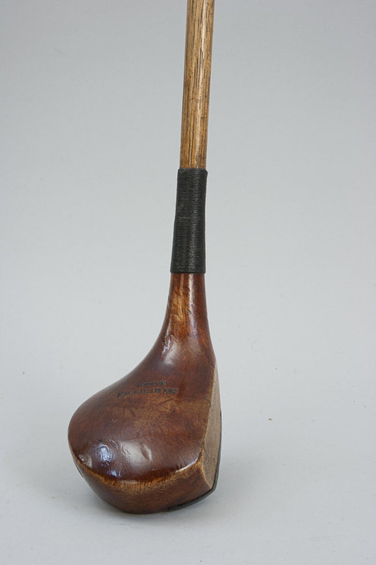 Putter Vintage Low & Hughes – Manche En Hickory, Main Droite, Occasion