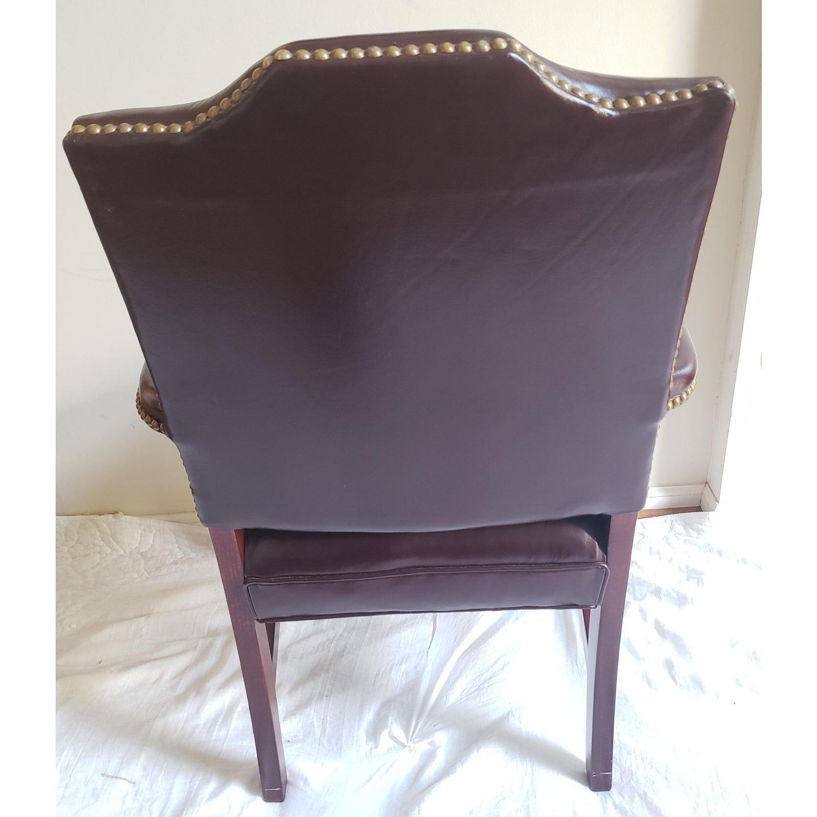 leather office guest chairs