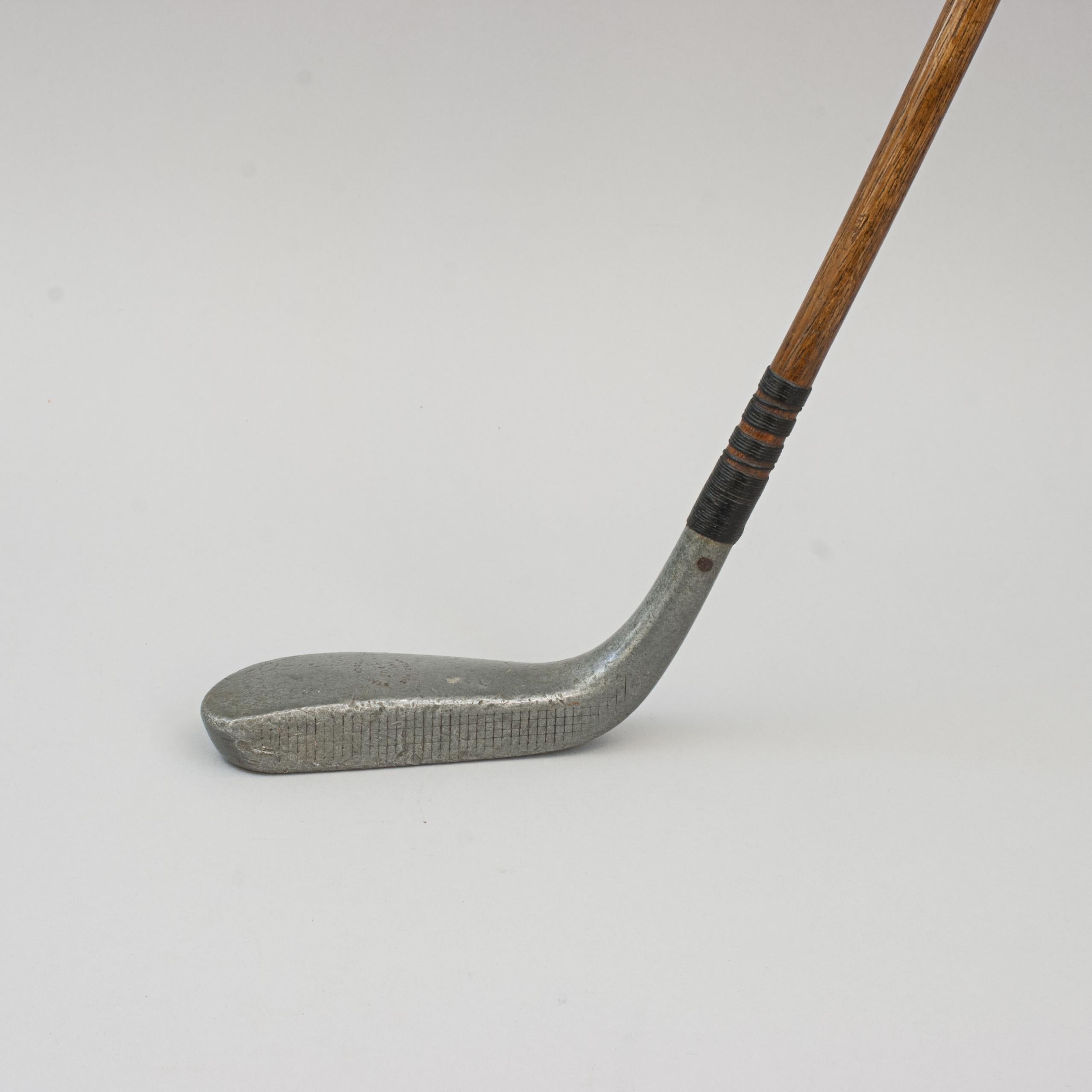 Hickory Putter With Long Nose Alloy Head, K Model For Sale 4