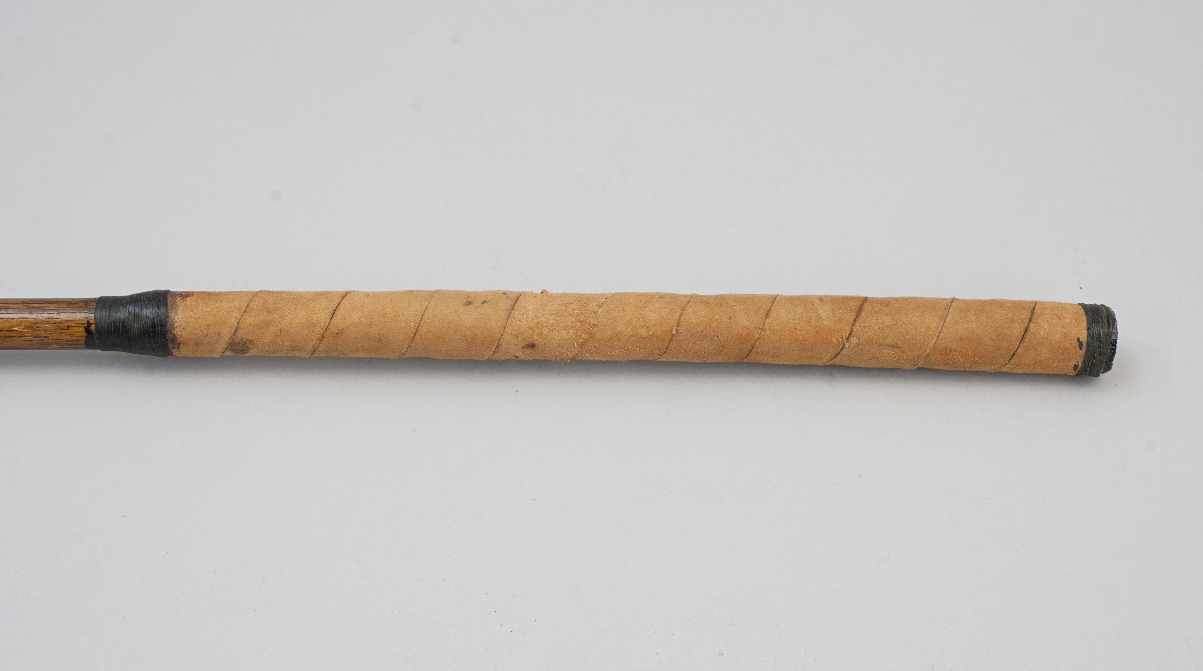 20th Century Hickory Putter With Long Nose Alloy Head, K Model For Sale