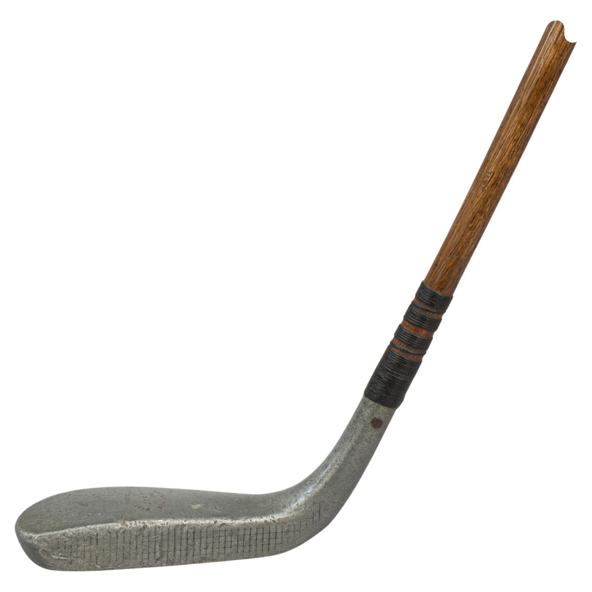 Hickory Putter With Long Nose Alloy Head, K Model For Sale