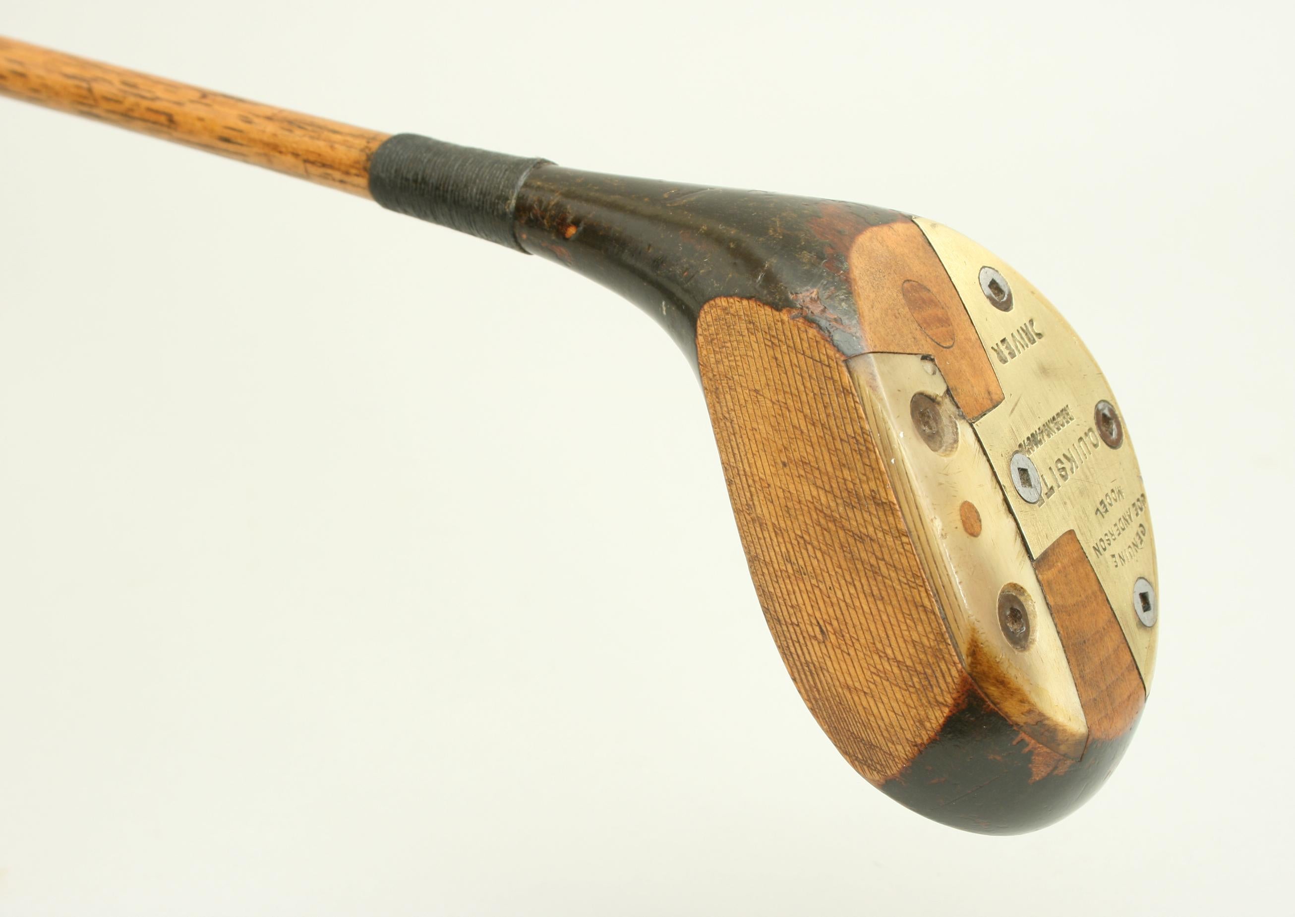 Early 20th Century Hickory Shafted Driver