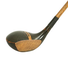 Antique Hickory Shafted Driver