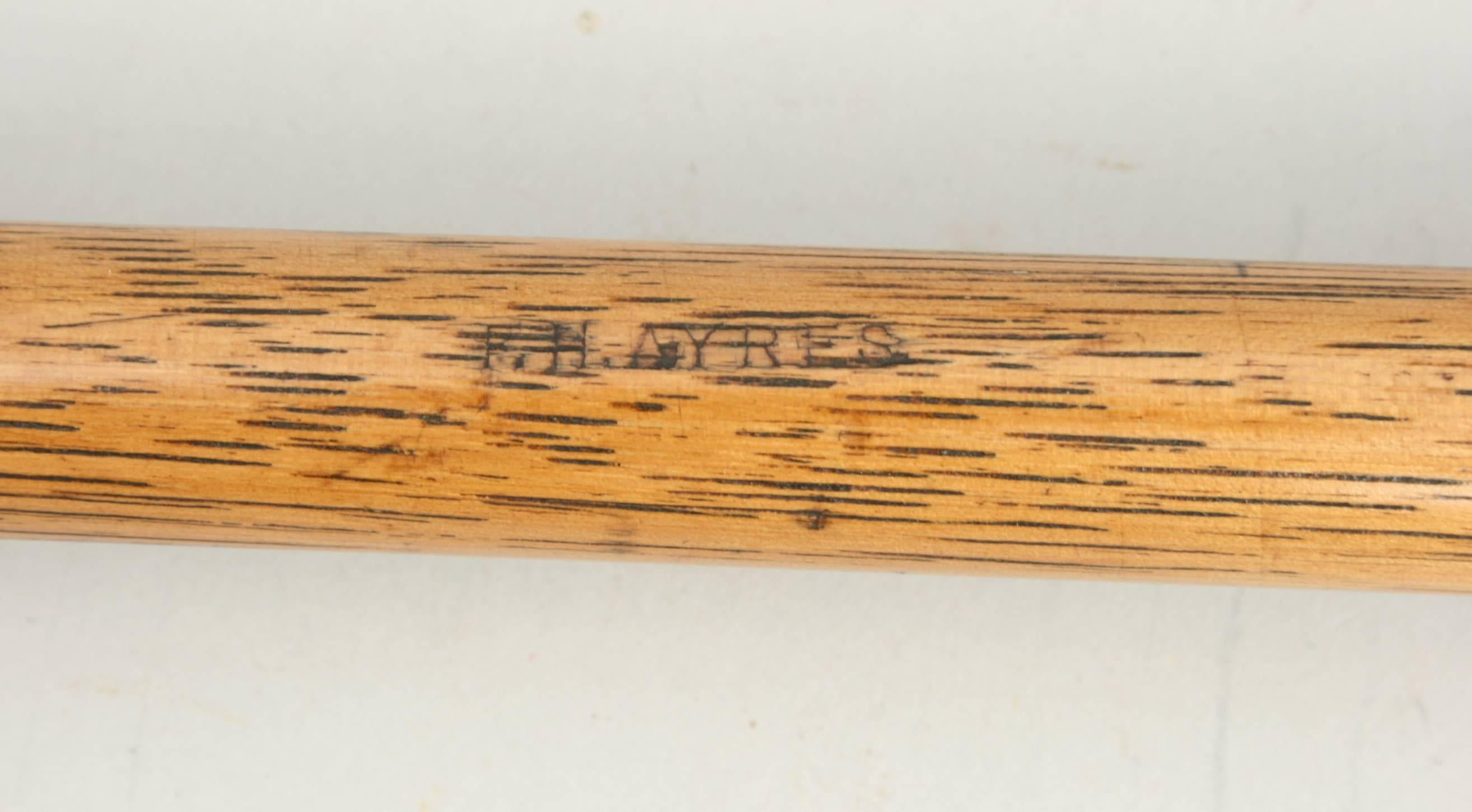 Antique Hickory Shafted Golf Club, Smooth Face. 19th Century In Good Condition In Oxfordshire, GB