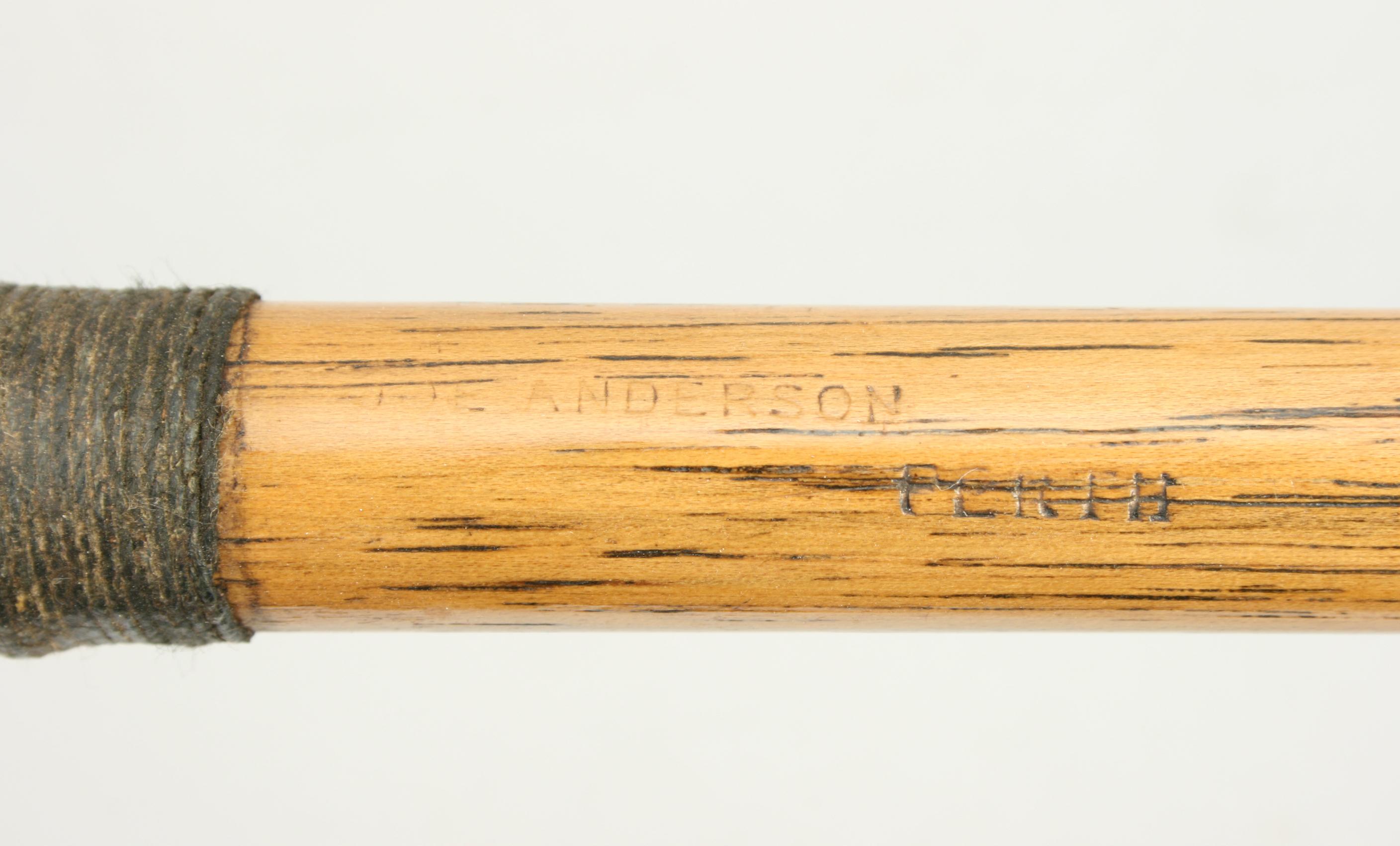 Anderson Hickory Shafted Golf Club, Perth, Scotland In Good Condition In Oxfordshire, GB