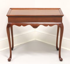 HICKORY FURNITURE Solid Mahogany Queen Anne Tea Table