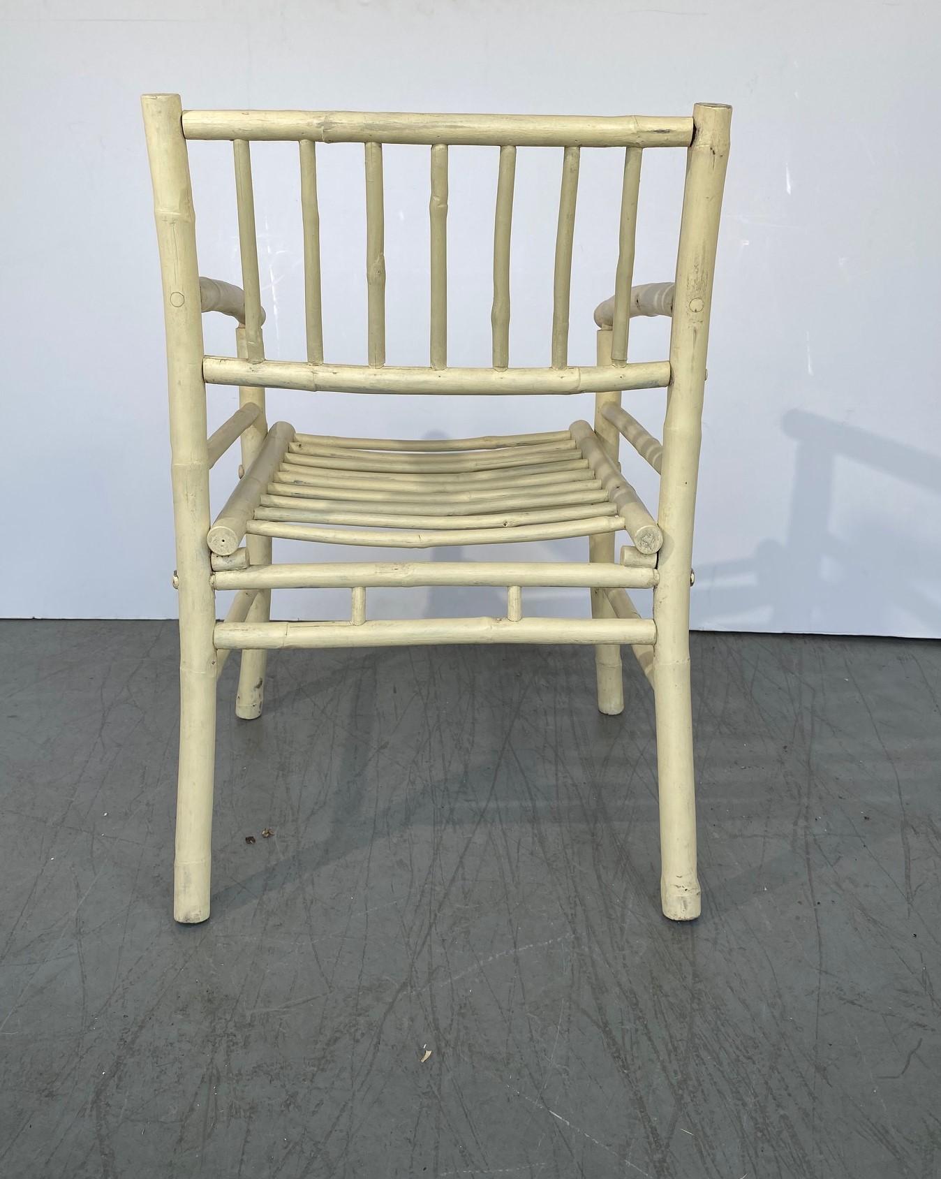 Sessel im Hickory-Stil, 4er-Set im Zustand „Starke Gebrauchsspuren“ im Angebot in Pomona, CA