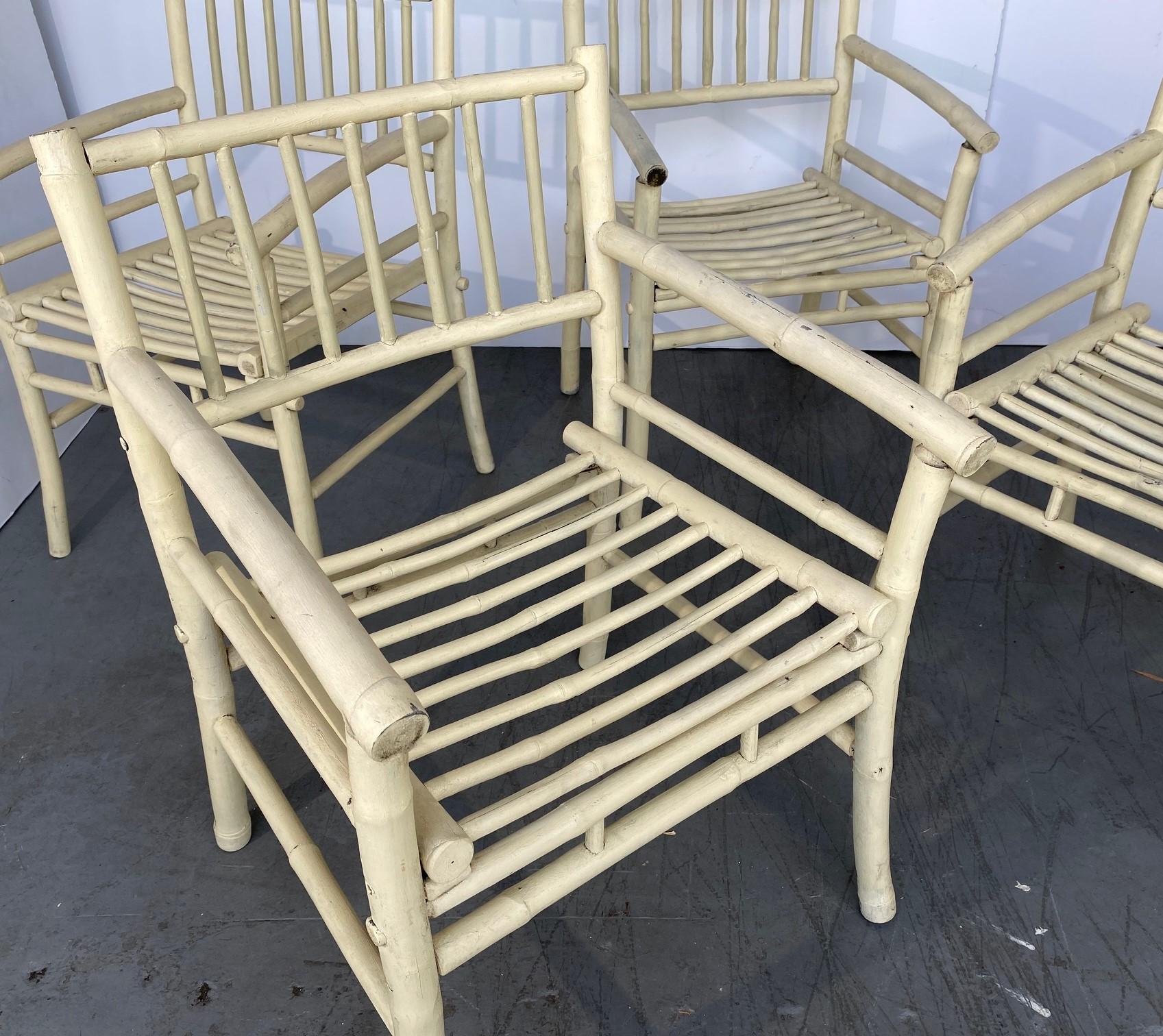 Sessel im Hickory-Stil, 4er-Set (Holz) im Angebot