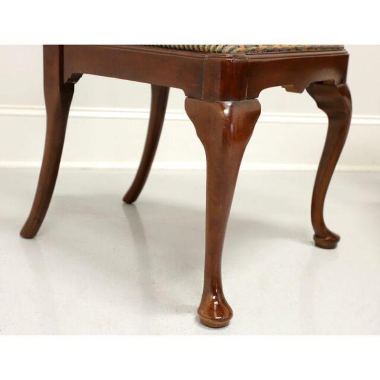 HICKORY CHAIR Mahogany Queen Anne Dining Side Chairs - Pair 5