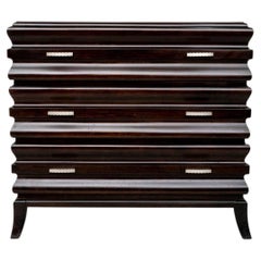 Hickory White Bachelor's Chest of Three Drawers 
