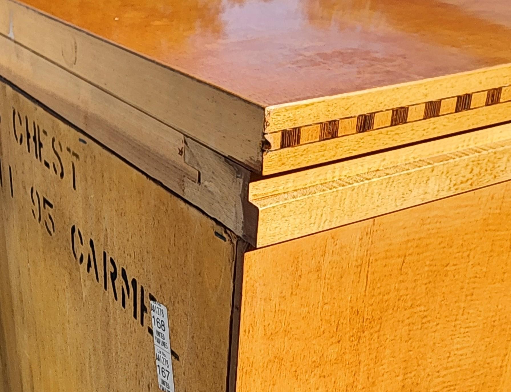 HICKORY WHITE BIEDERMEIER DRESSER von GENESIS COLLECTION im Angebot 8