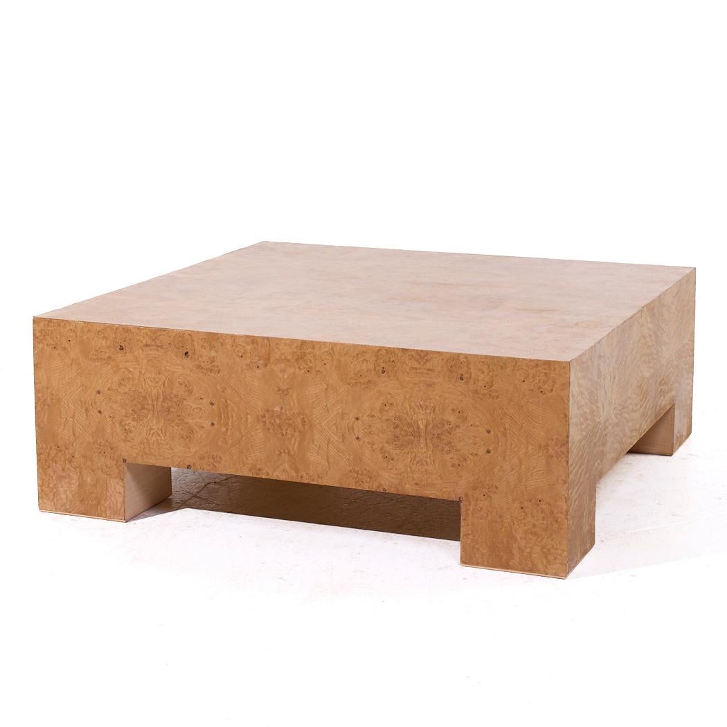 Moderne Table basse en bois de hêtre Hickory White en vente