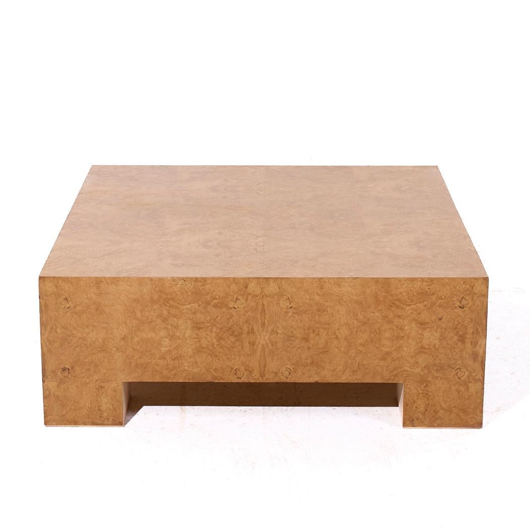 Table basse en bois de hêtre Hickory White Bon état - En vente à Countryside, IL