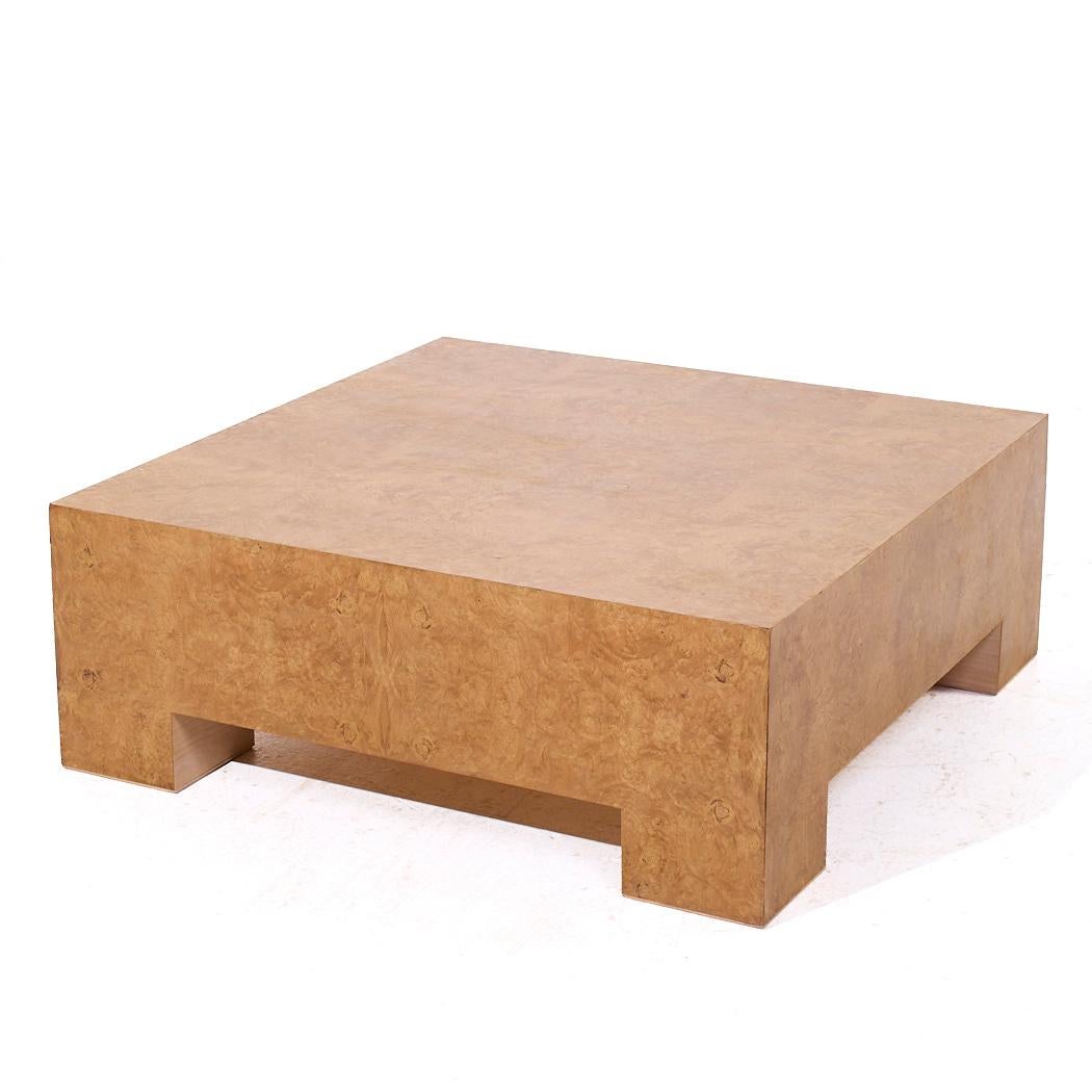 XXIe siècle et contemporain Table basse en bois de hêtre Hickory White en vente