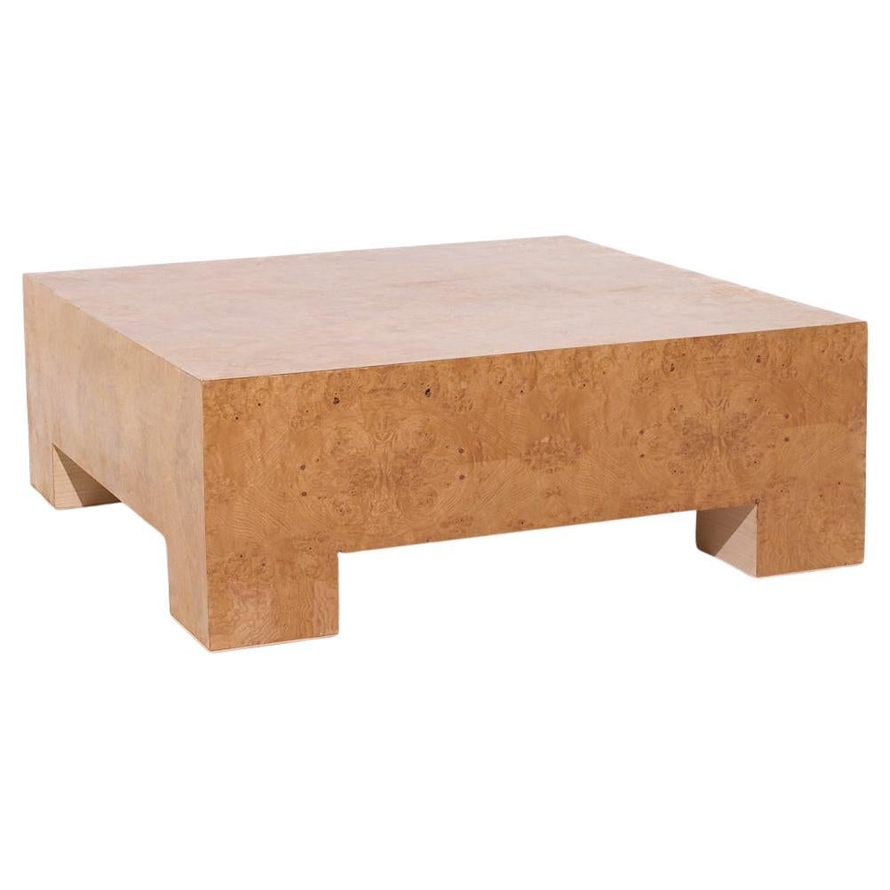 Hickory White Wurzelholz Couchtisch