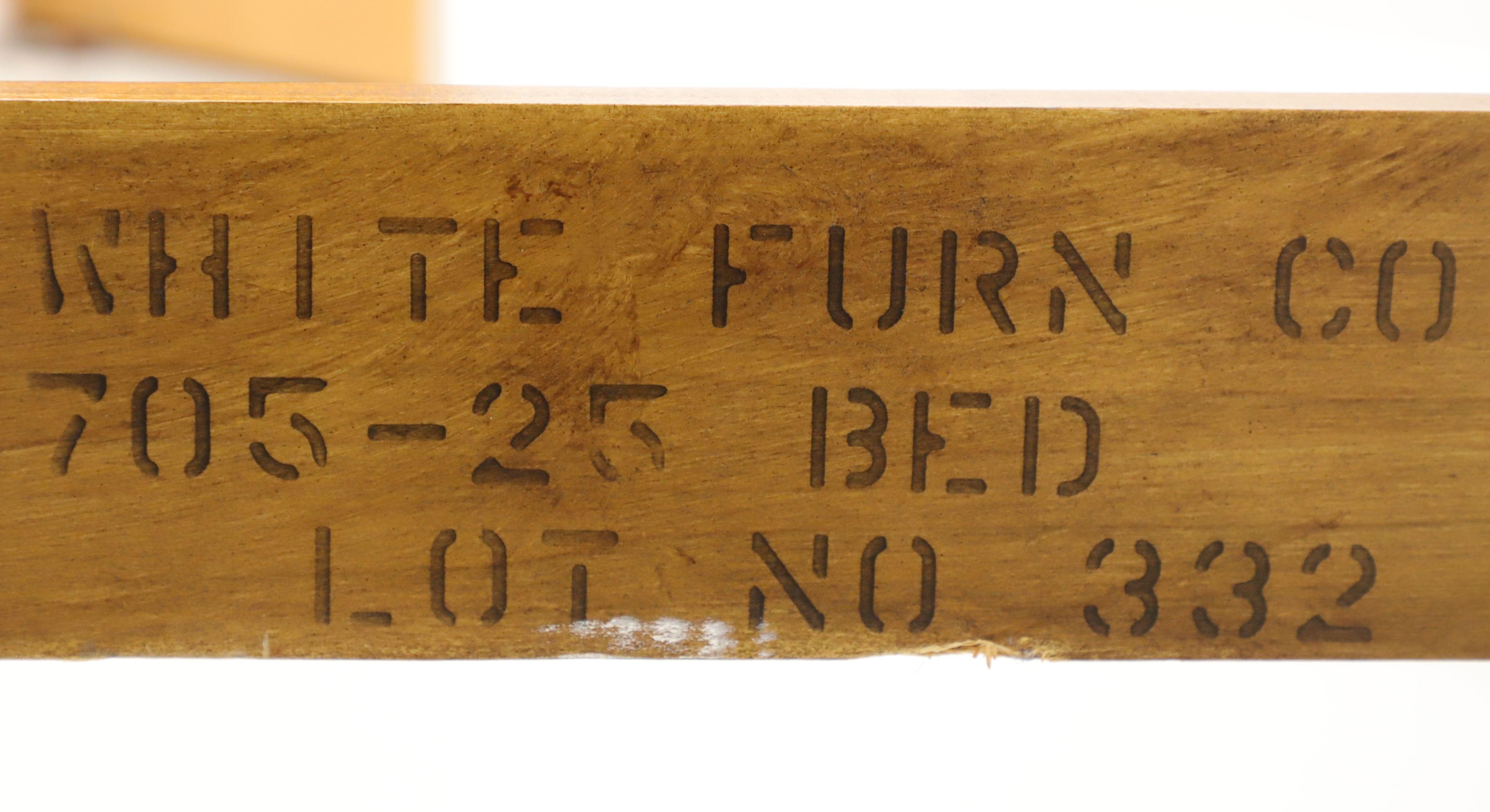 HICKORY WHITE Cherry King Size Four Post Bed 3
