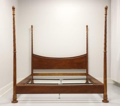 HICKORY WHITE Cherry King Size Four Post Bed