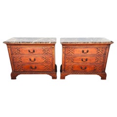 HICKORY WHITE Chest of Drawers Pair