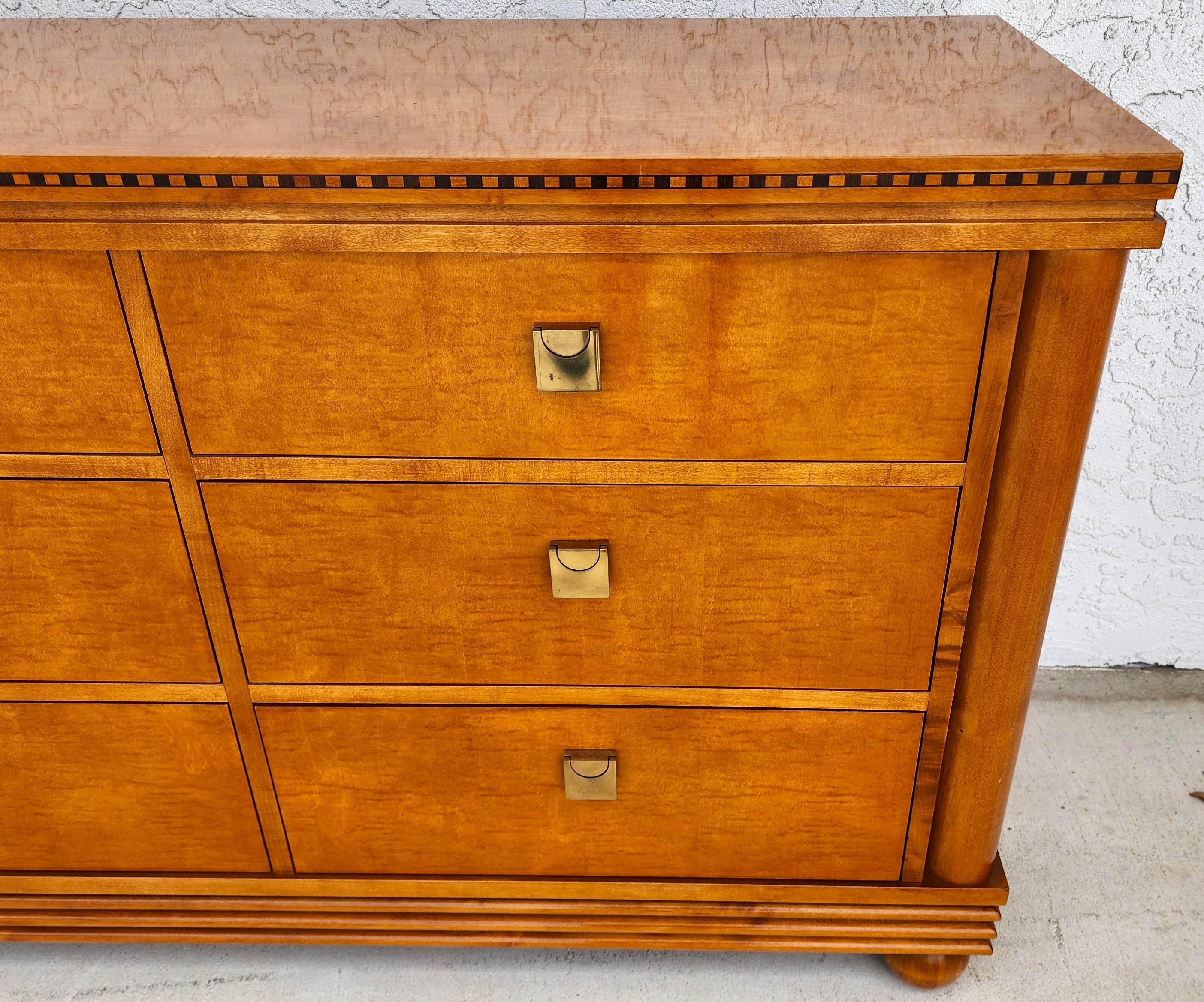 20th Century Hickory White Dresser Biedermeier Genesis Collection For Sale
