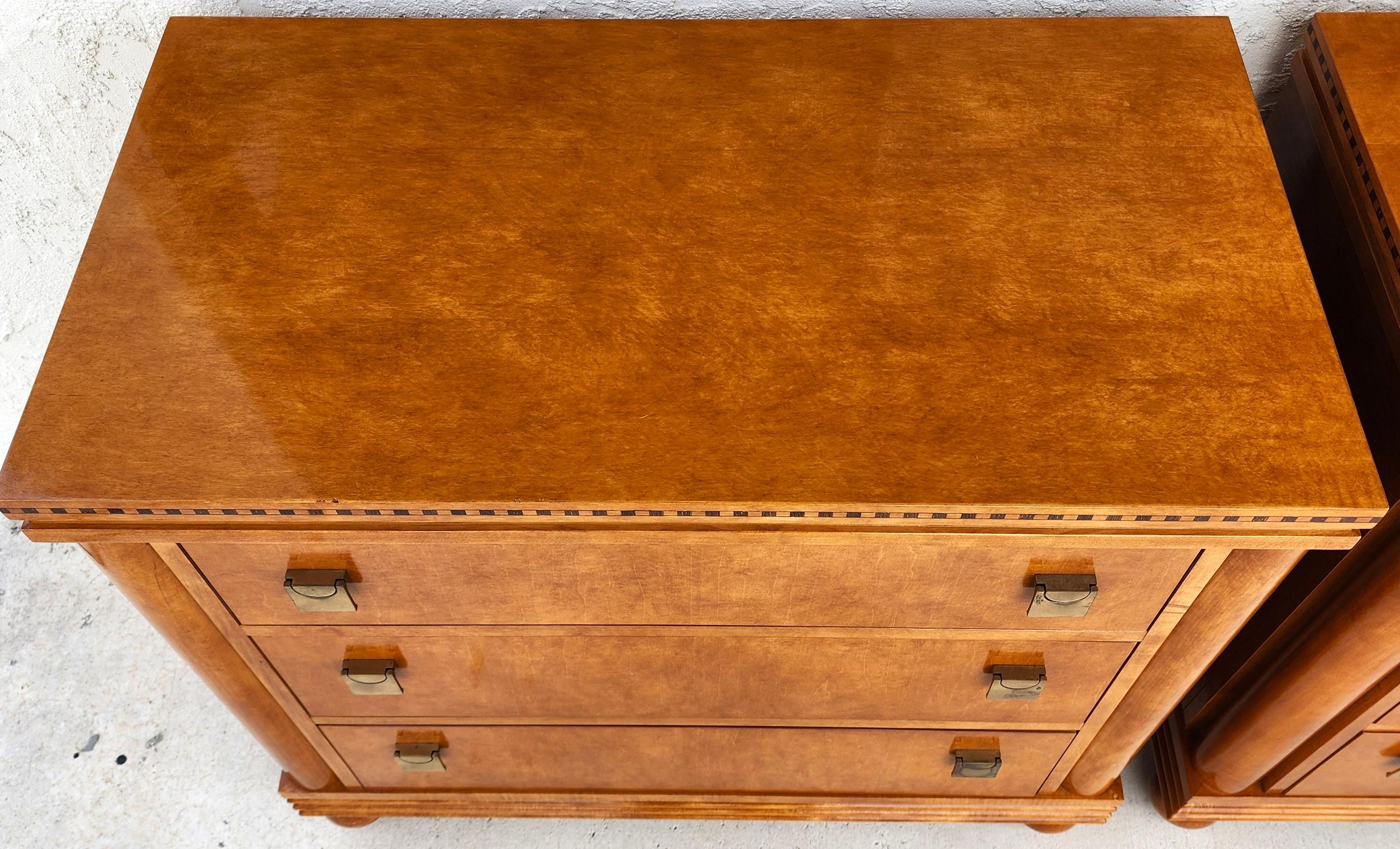Hickory White Dresser & Nightstands Biedermeier Genesis Collection 10