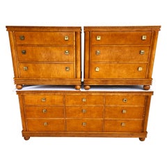 Hickory White Dresser & Nightstands Biedermeier Genesis Collection