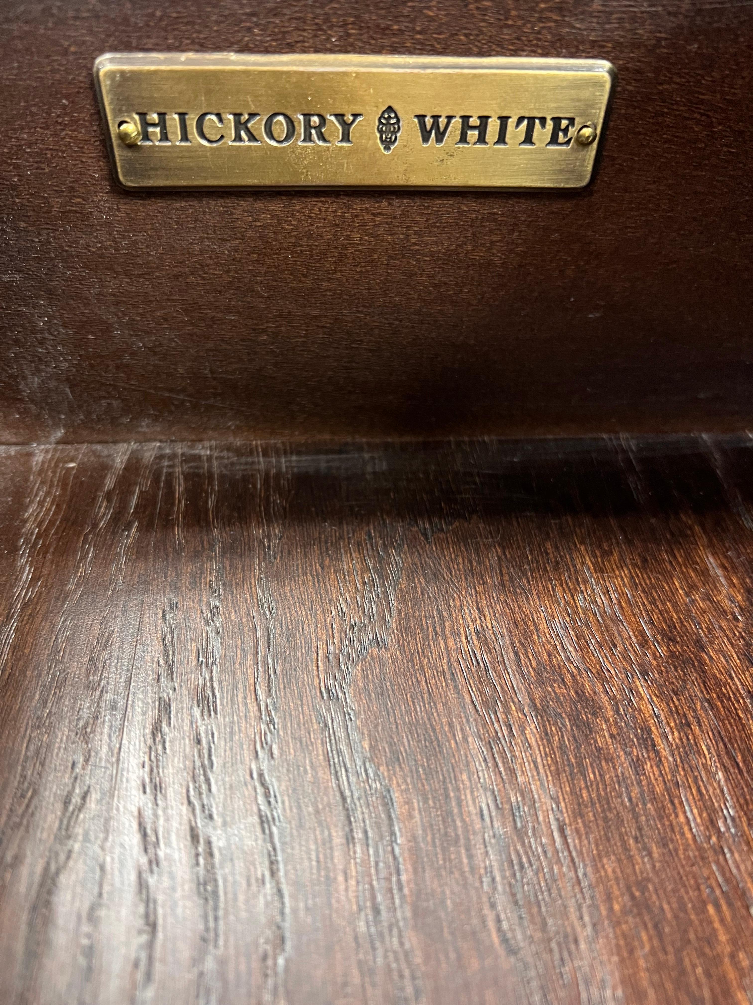 Metal Hickory White Signed Black Ebonized Sideboard Credenza Cabinet