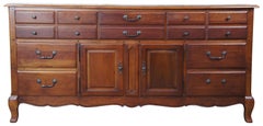 Hickory White Traditional Cherry Sideboard Buffet Dresser Provincial Tuscan