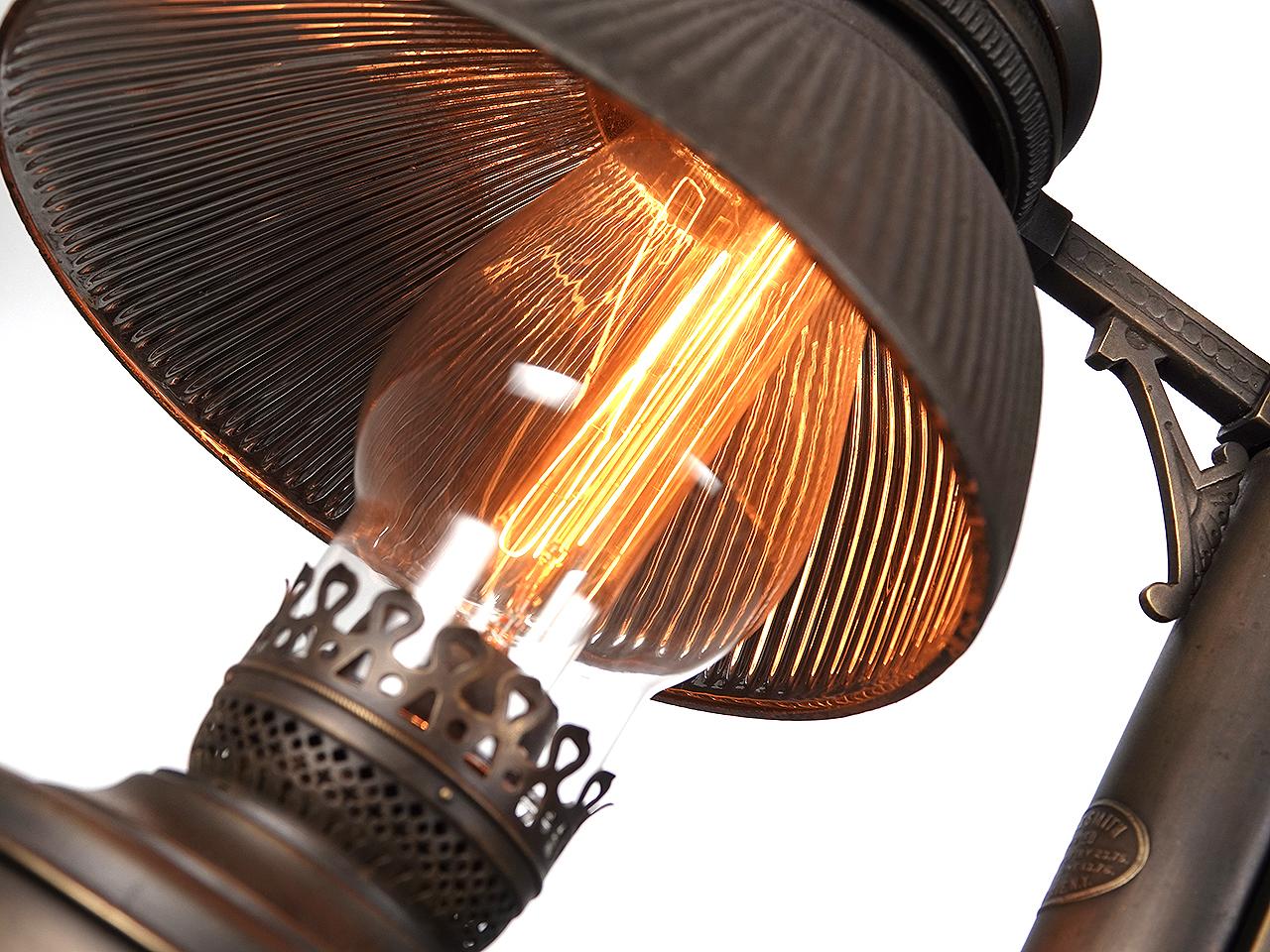 American Hicks and Smith Double Railroad Car Lamp