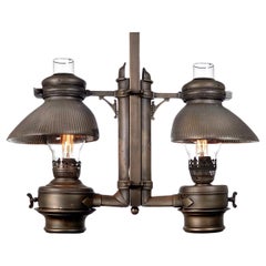 Hicks and Smith Double Railroad Car Lamp