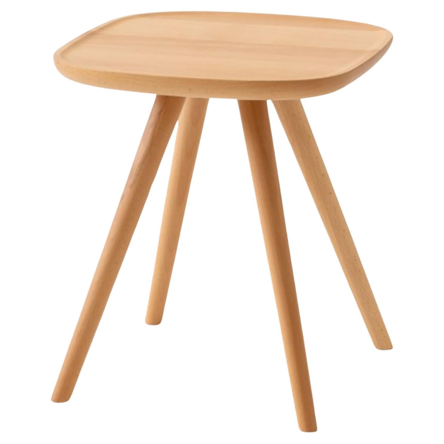 Japanese Modern Awase Series Modern Occasional Side Table in Beech By HIDA