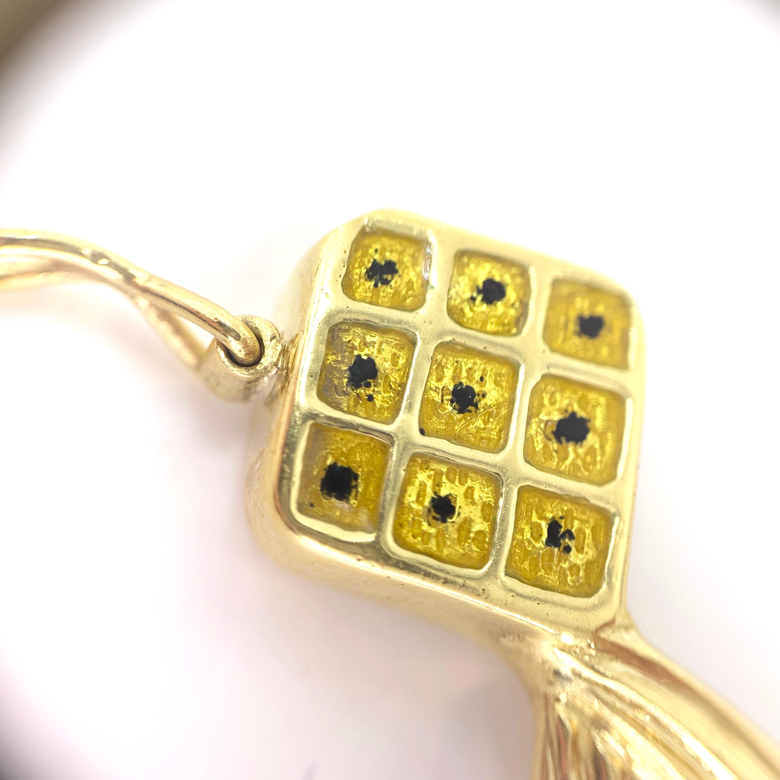 Hidalgo 18 Karat Gold and Enamel Candy Themed Bracelet 9