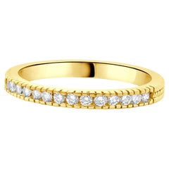 Hidalgo 18 Karat Yellow Gold Diamond Band