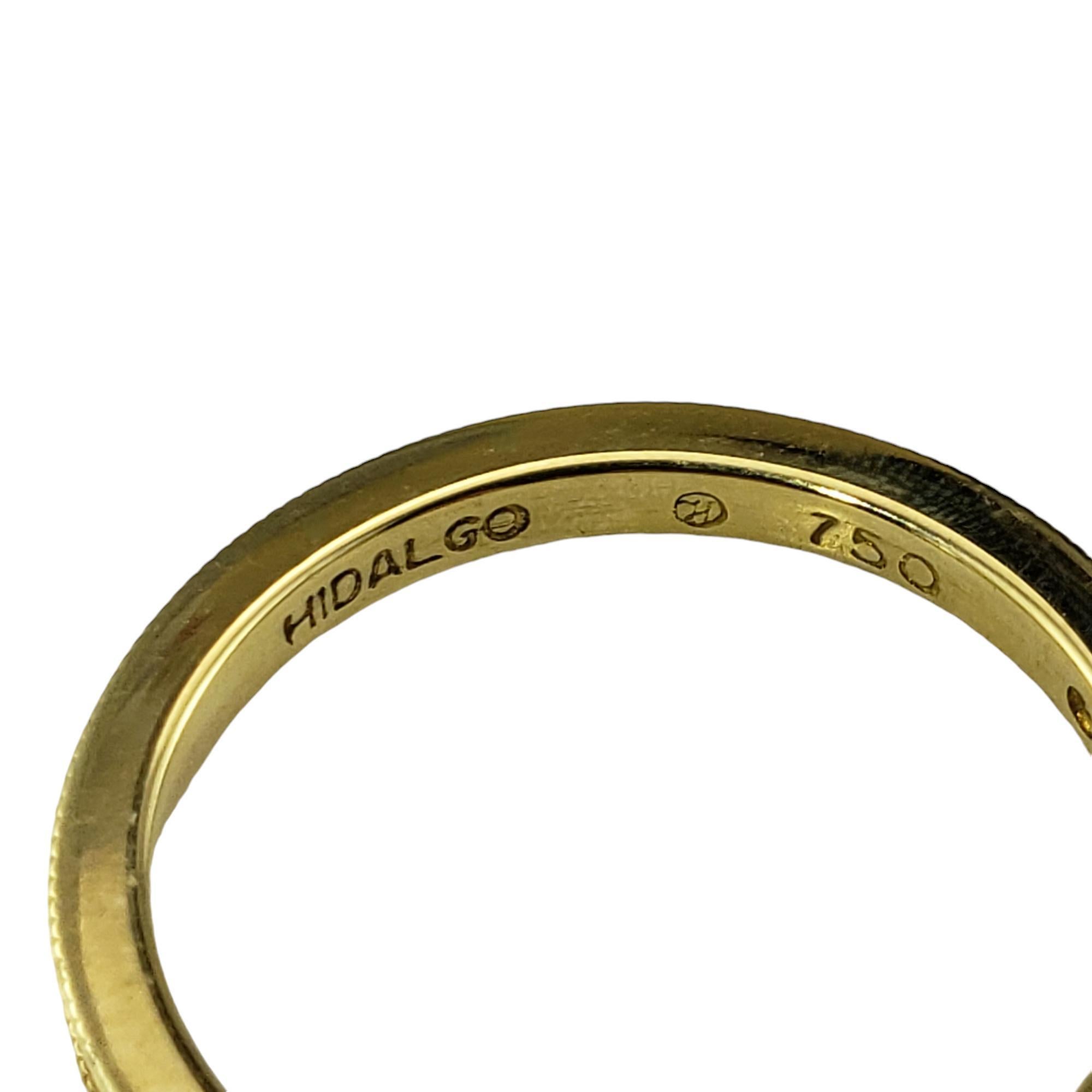 Hidalgo 18K Yellow Gold Diamond Band Ring Size 6.75 #19531 1
