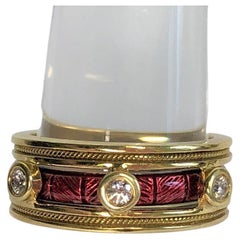 Hidalgo 18KY DBY Ring Jacket and Hidalgo Enamel Ring Set