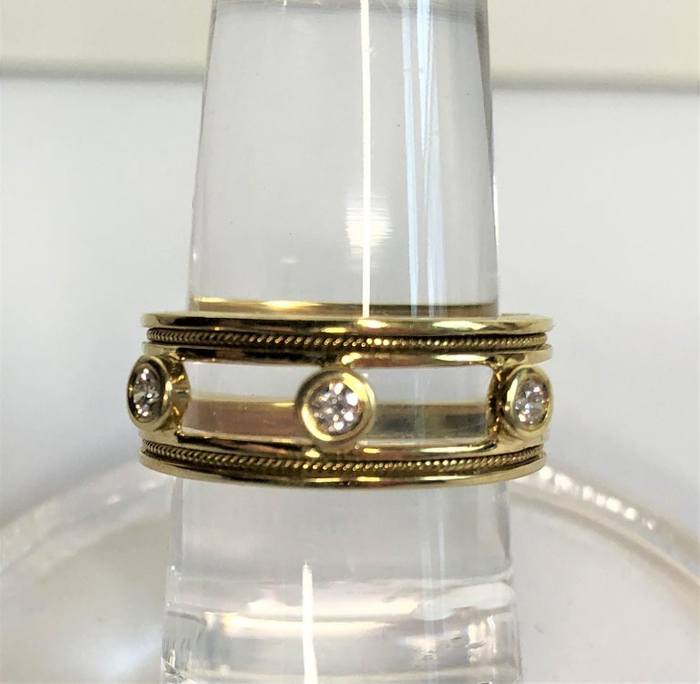 Hidalgo 18KY DBY Ring Jacket and Hidalgo Enamel Ring Set at 1stDibs