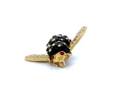Hidalgo Enamel and Diamond Bee Pin
