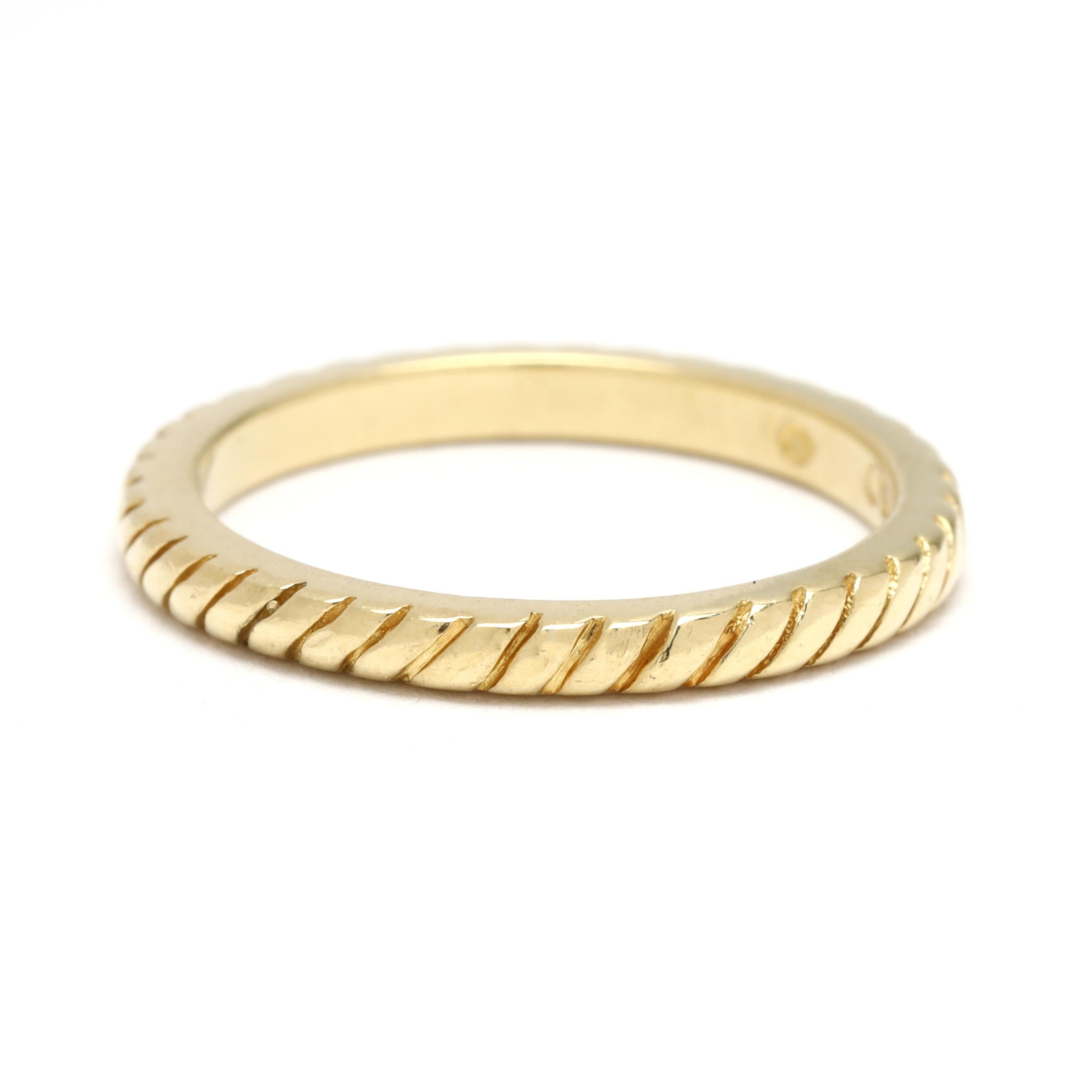 Hidalgo, bague en or jaune 18 carats, taille 4 Bon état - En vente à McLeansville, NC