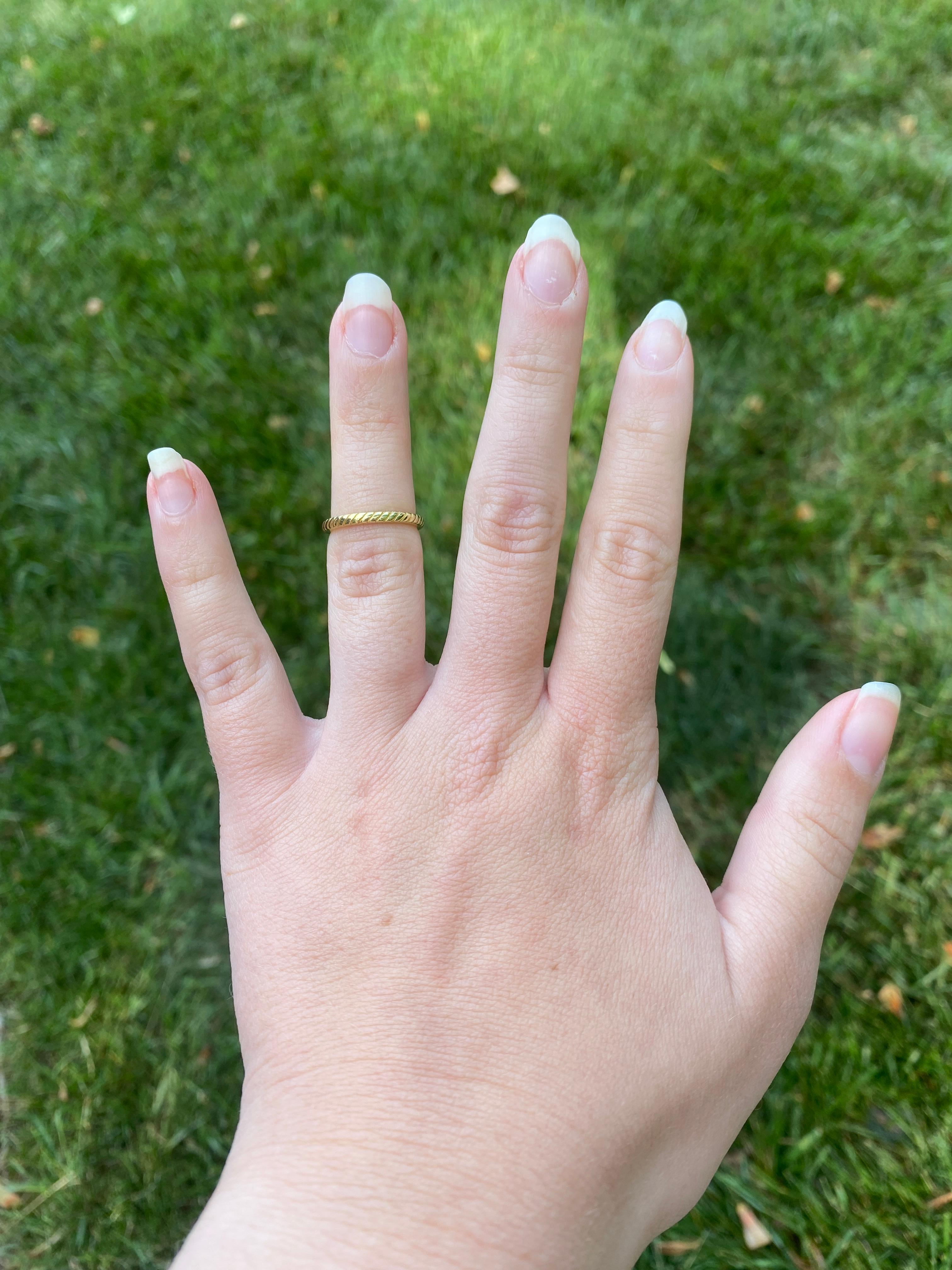 Hidalgo, bague en or jaune 18 carats, taille 4 en vente 1