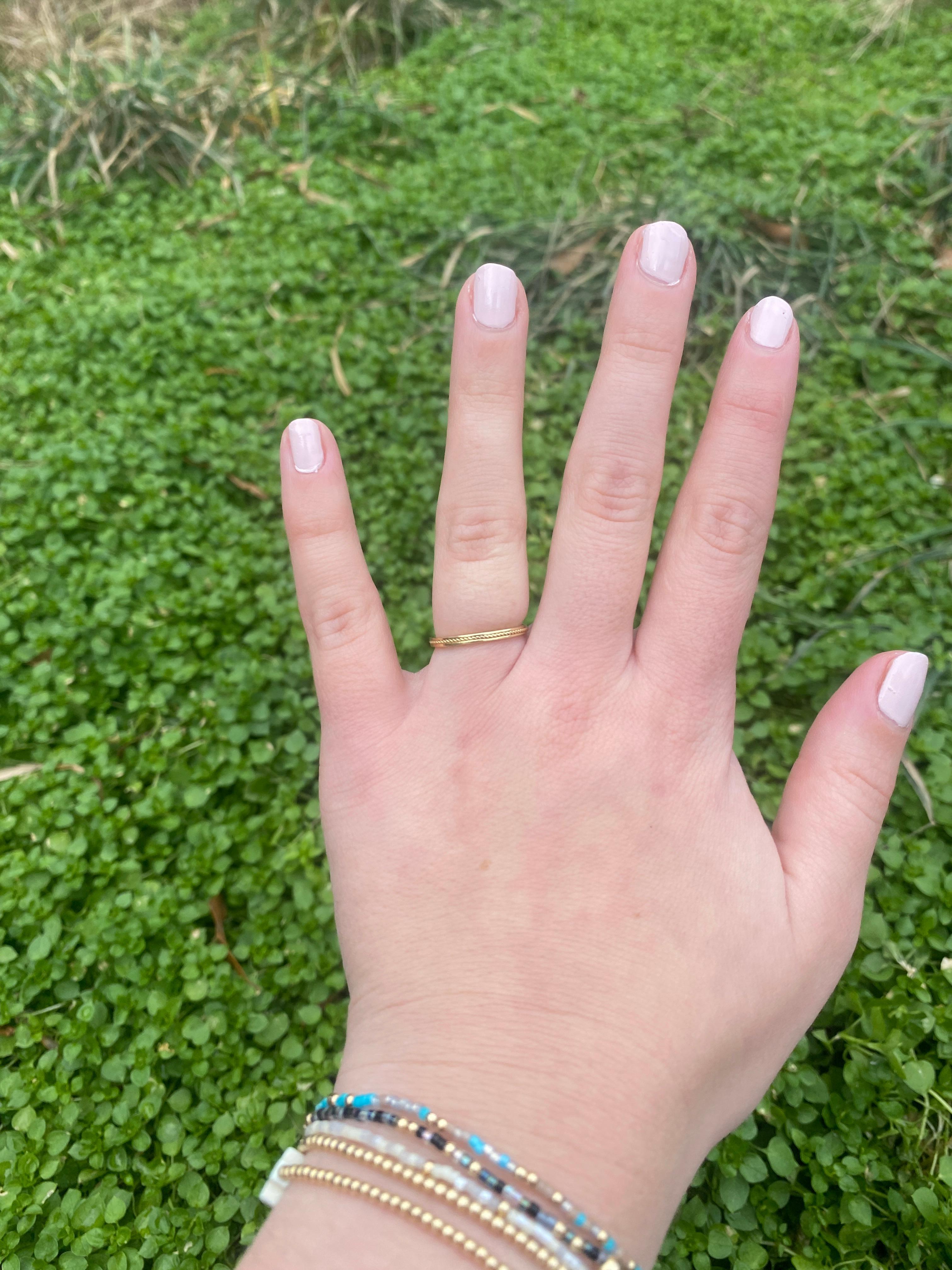 Anello a fascia in oro Hidalgo, oro giallo 18 carati, misura 5,75, anello a corda in vendita 1