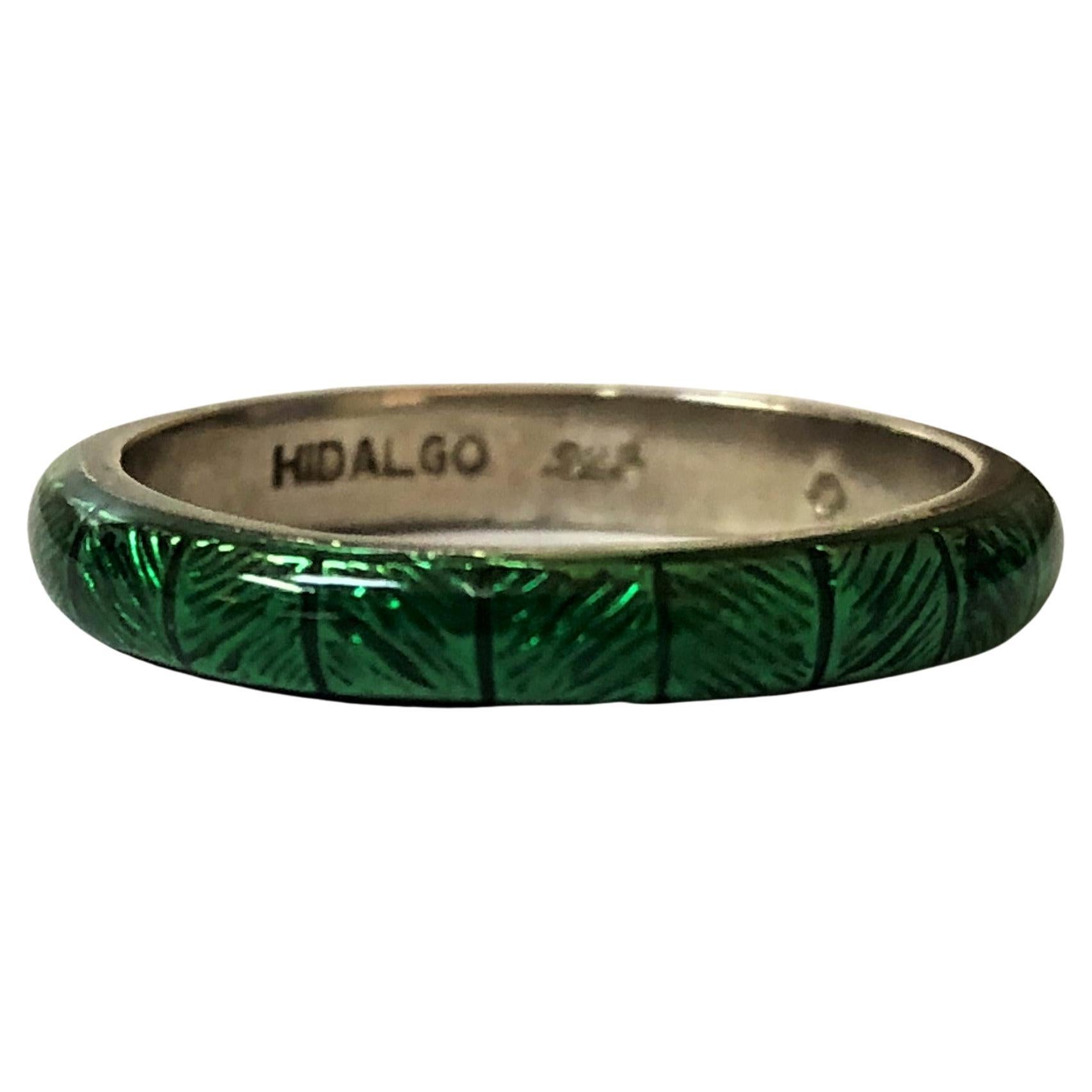 Grüner Emaille-Ring von Hidalgo