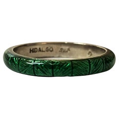 Hidalgo Green Enamel Ring