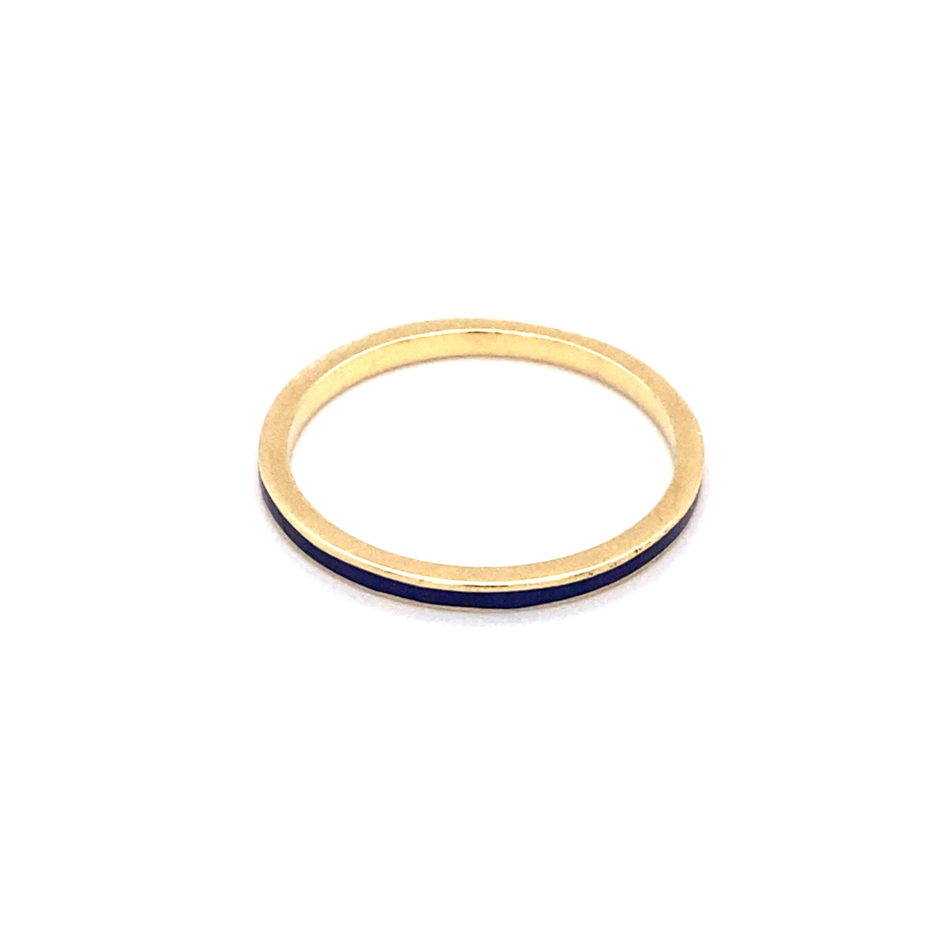 Circa: 1990s
Metal Type: 18 Karat Yellow gold
Weight: 2.2 grams
Size: US 825, not resizable