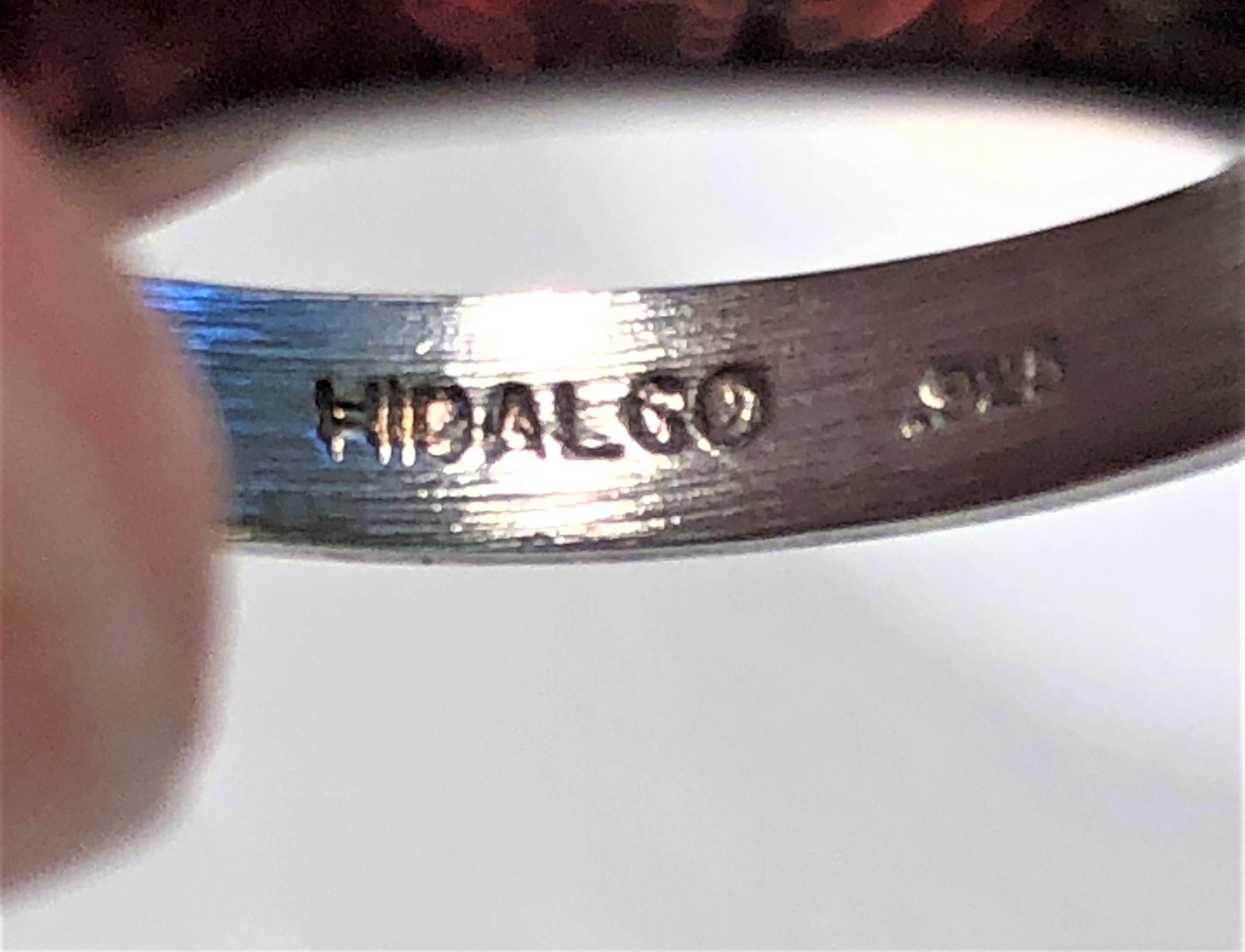 Hidalgo Sterling Silver Enamel Ring Set In New Condition In Cincinnati, OH